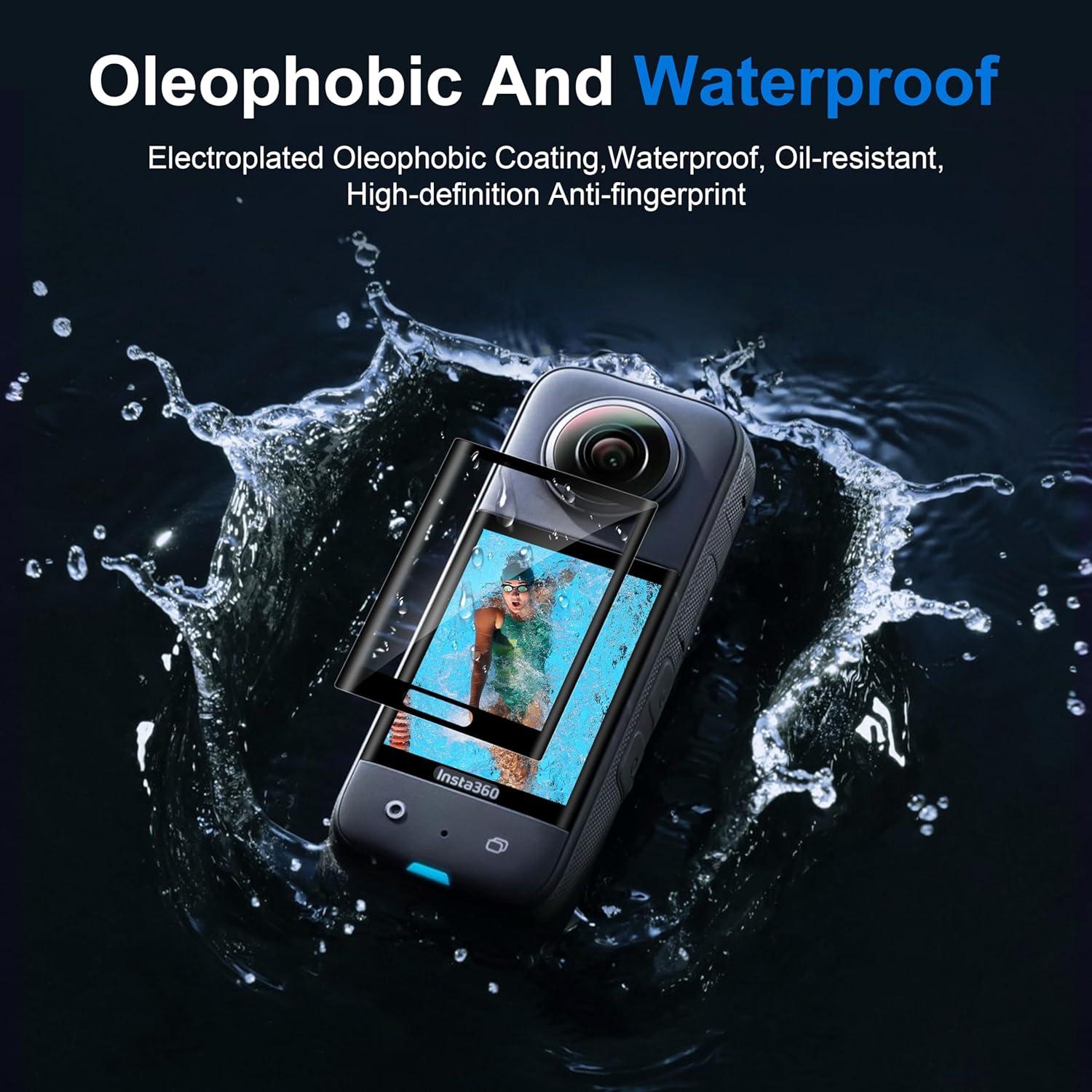 Protector de Pantalla Vidrio Templado FitStill para Insta360 X3