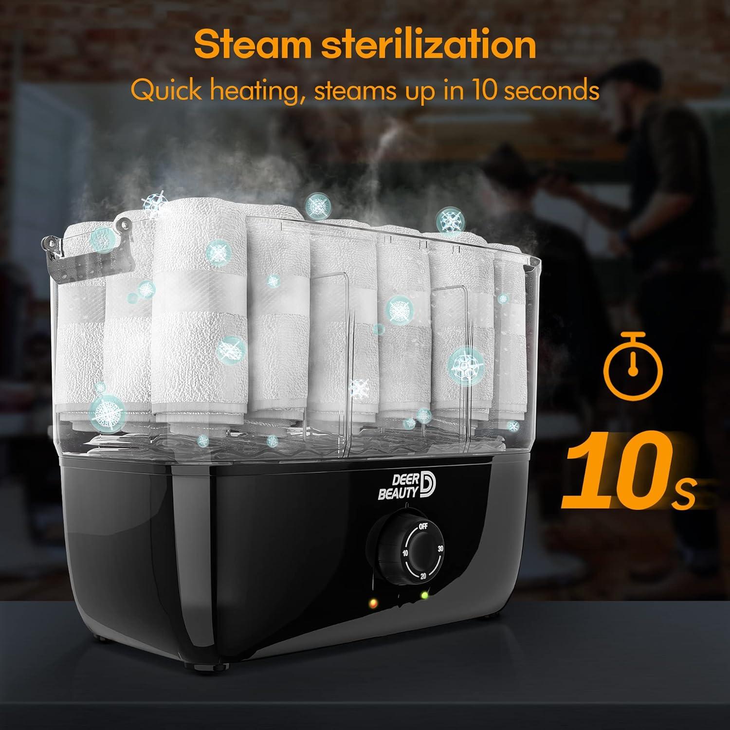 Calentador de Toallas Kingwin JY-530 600W 18 Toallas Negro