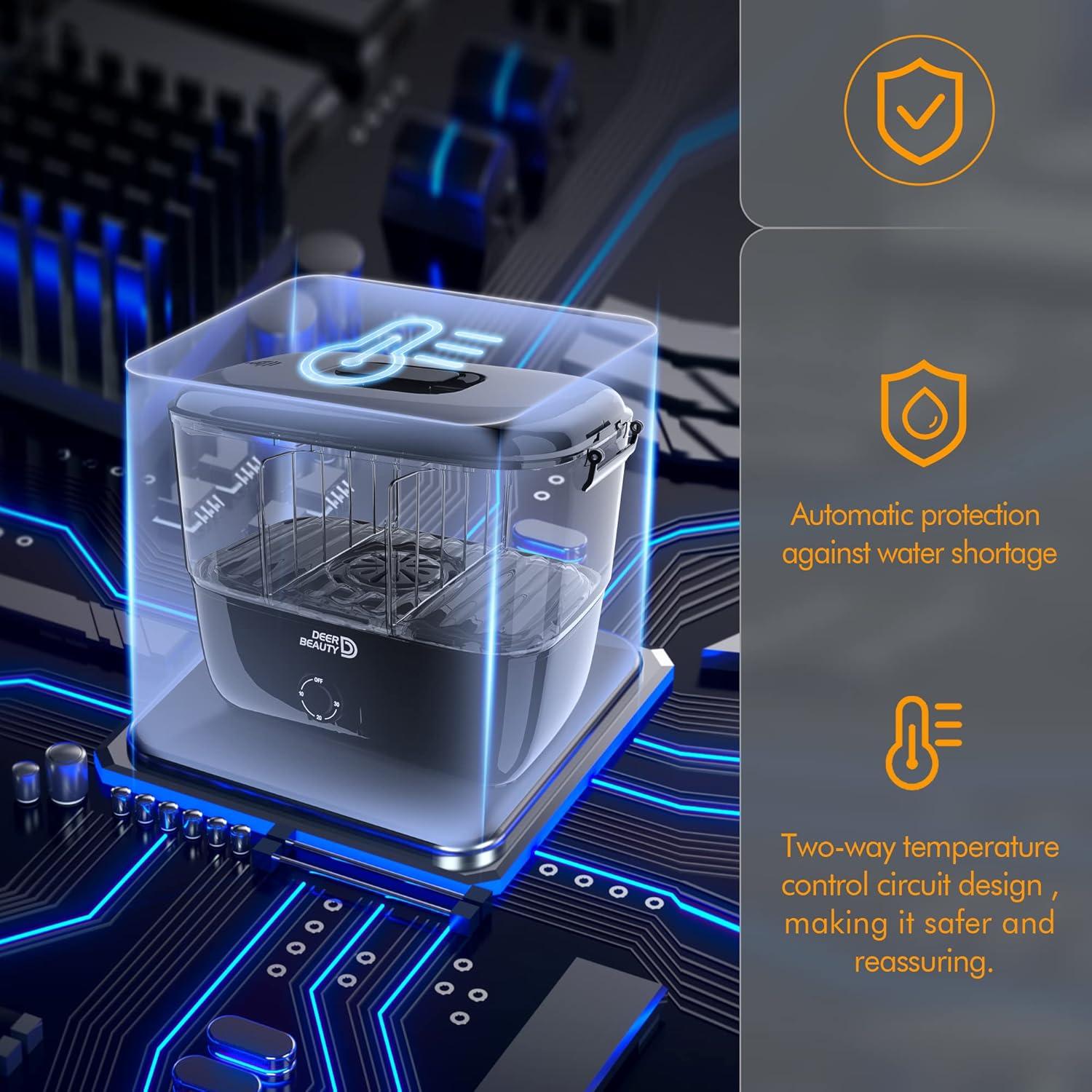 Calentador de Toallas Kingwin JY-530 600W 18 Toallas Negro