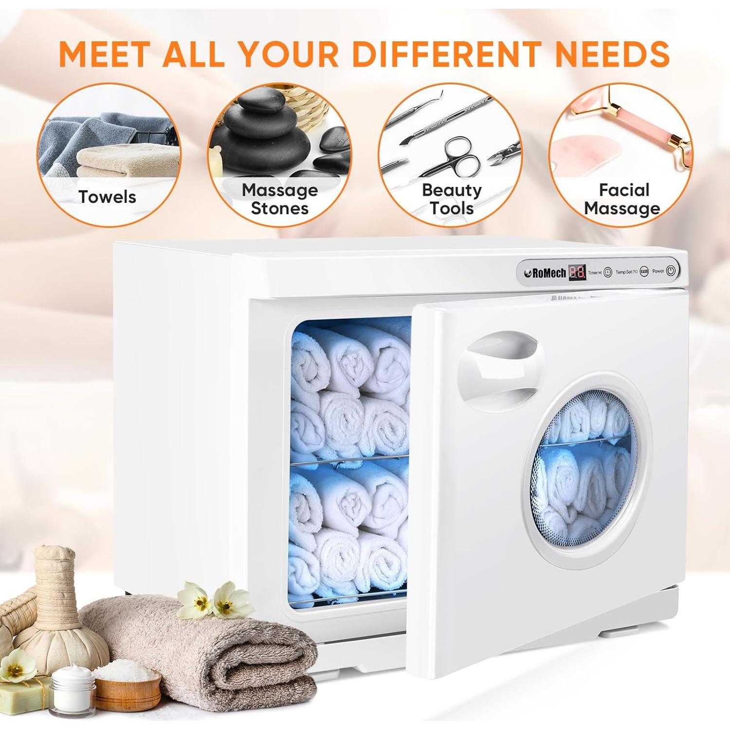 Calentador de Toallas ROMECH 23L con Pantalla LED - Blanco