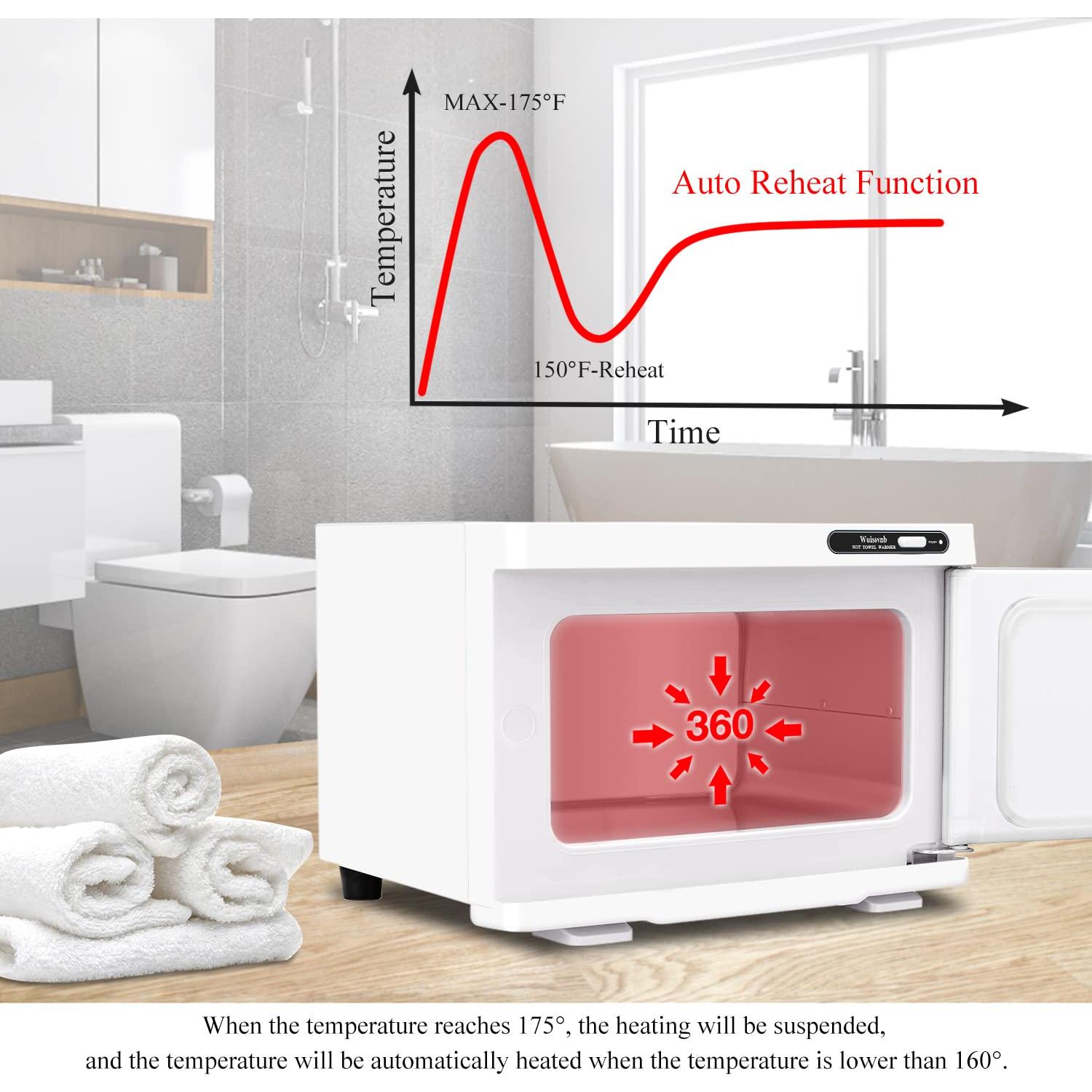 Armario Calentador de Toallas Wuissvnb A01 8L Blanco
