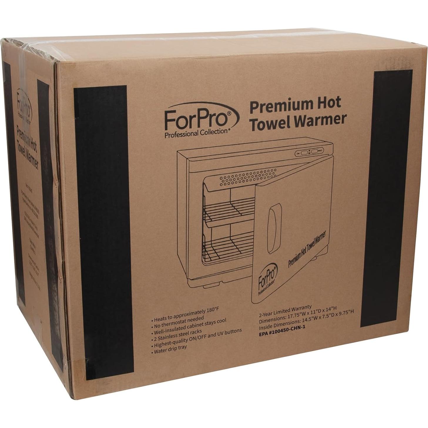 Calentador de Toallas ForPro Premium 23L Blanco Aislado