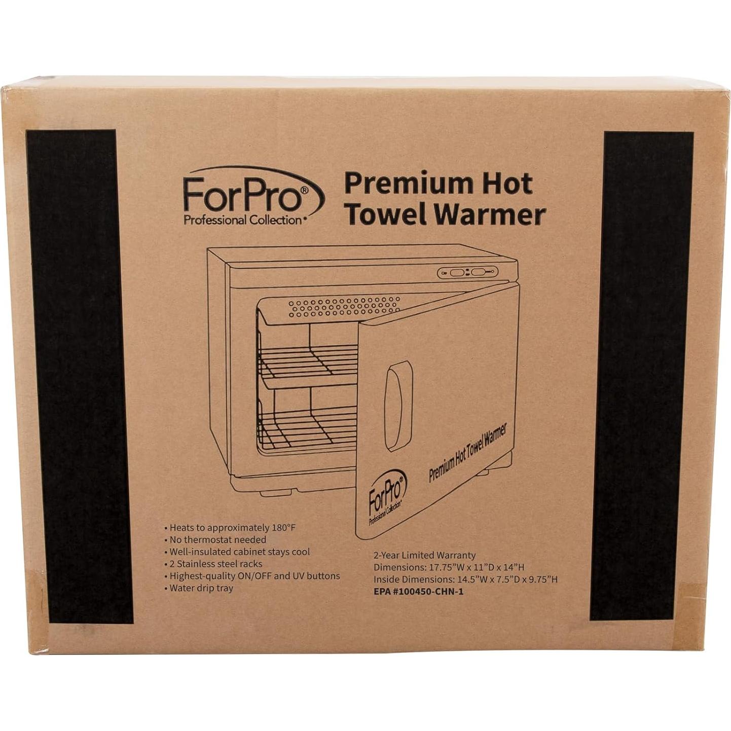 Calentador de Toallas ForPro Premium 23L Blanco Aislado