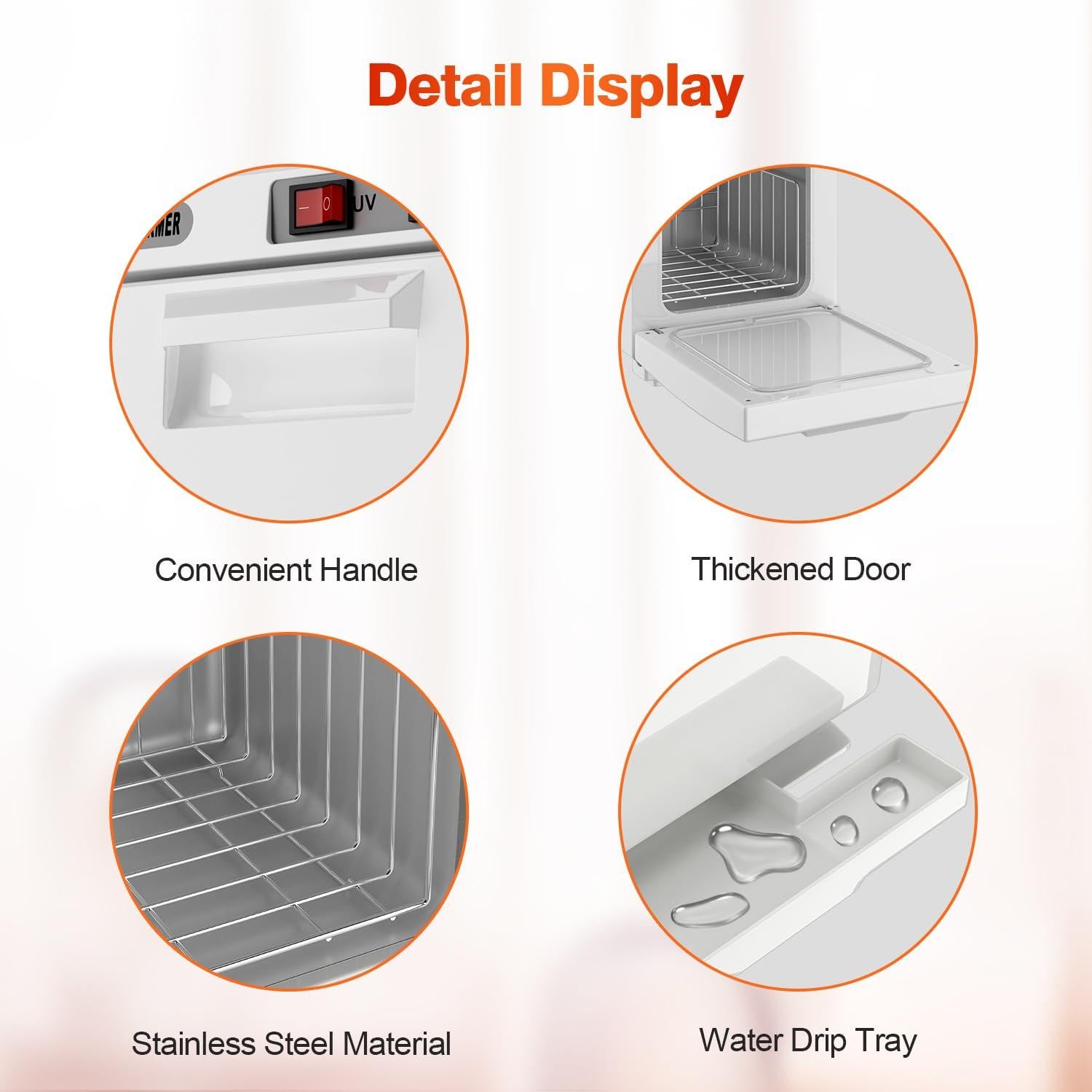 Armario Calentador de Toallas StateRiver 5L Blanco para Spa