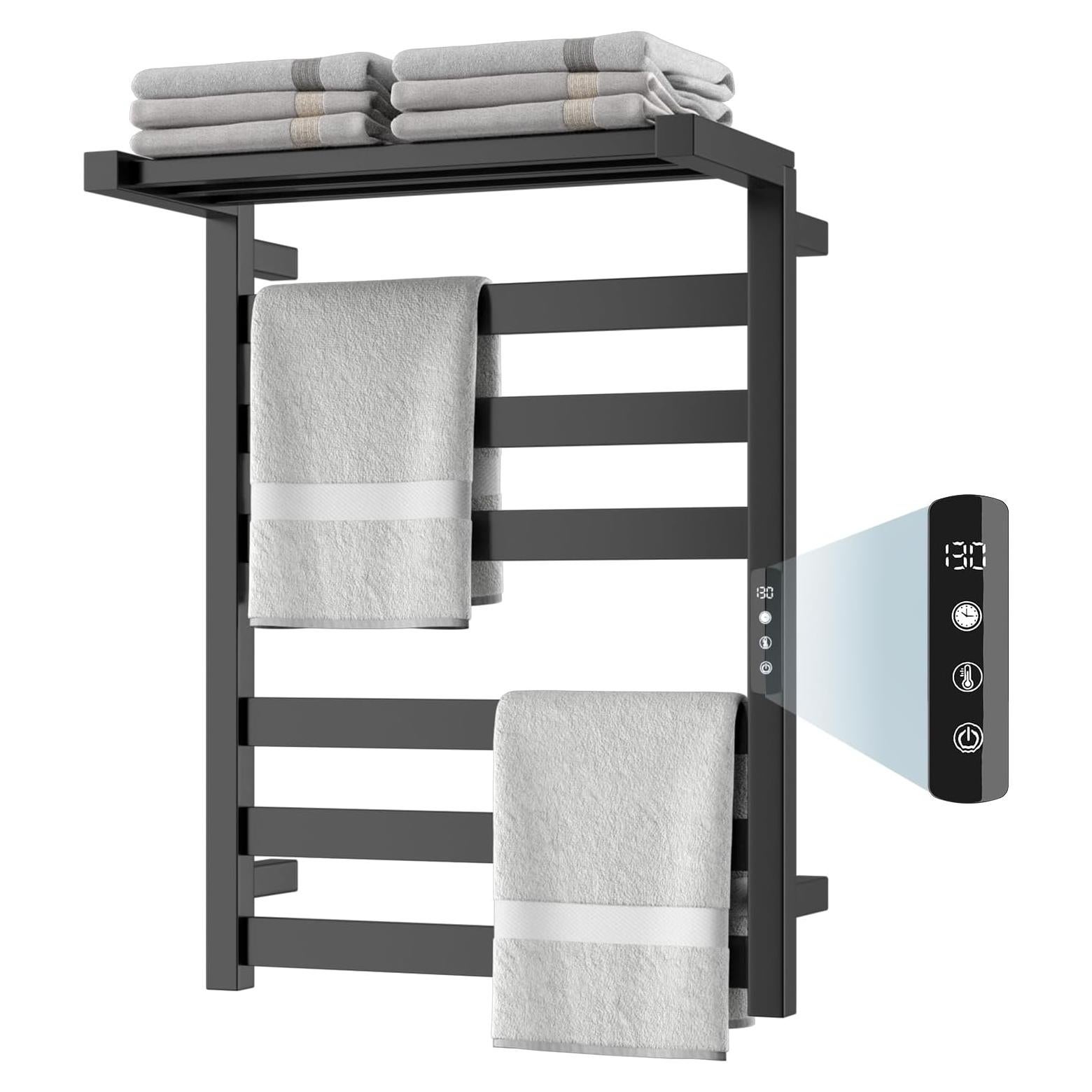 Soporte Calentador de Toallas Chomolhari 6 Barras Acero Inoxidable