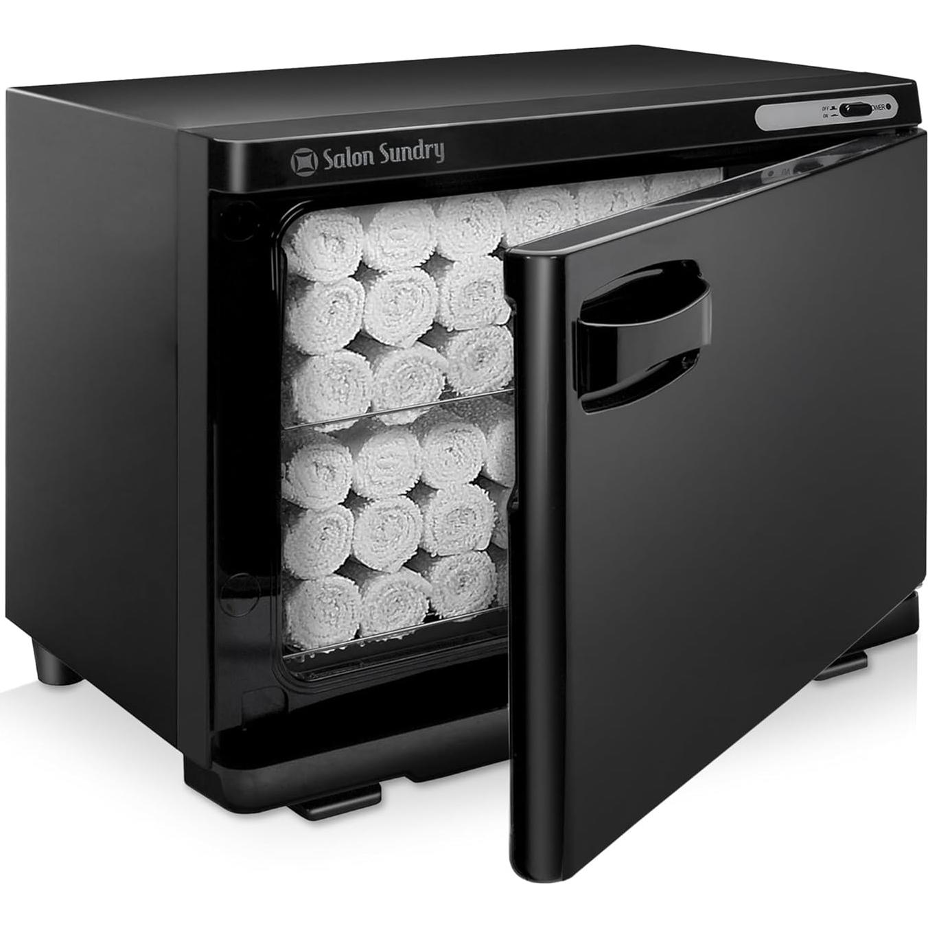 Calentador de Toallas Profesional Salon Sundry - Negro - 72 Toallas