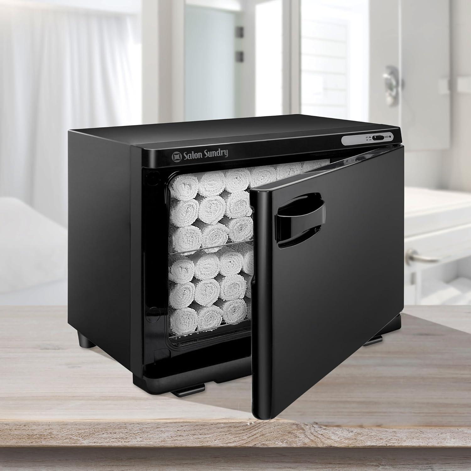 Calentador de Toallas Profesional Salon Sundry - Negro - 72 Toallas
