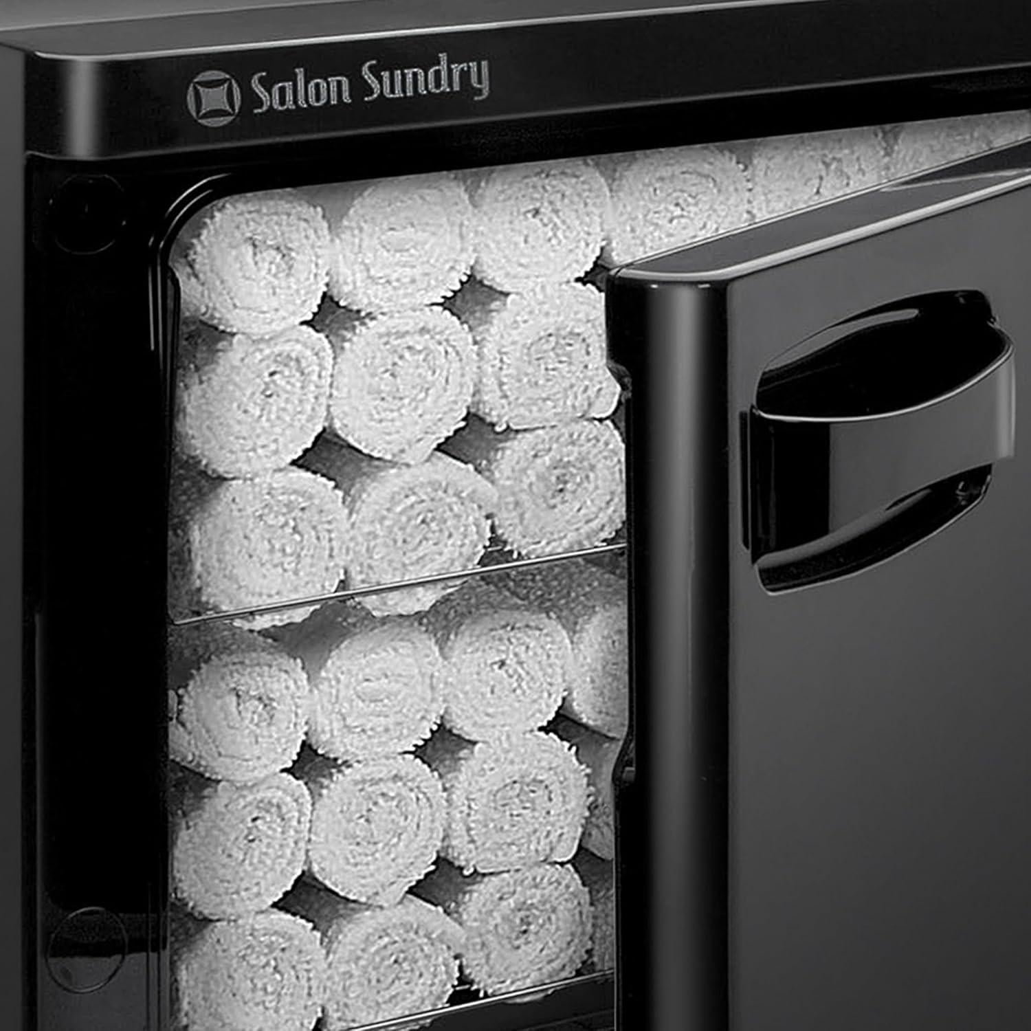 Calentador de Toallas Profesional Salon Sundry - Negro - 72 Toallas
