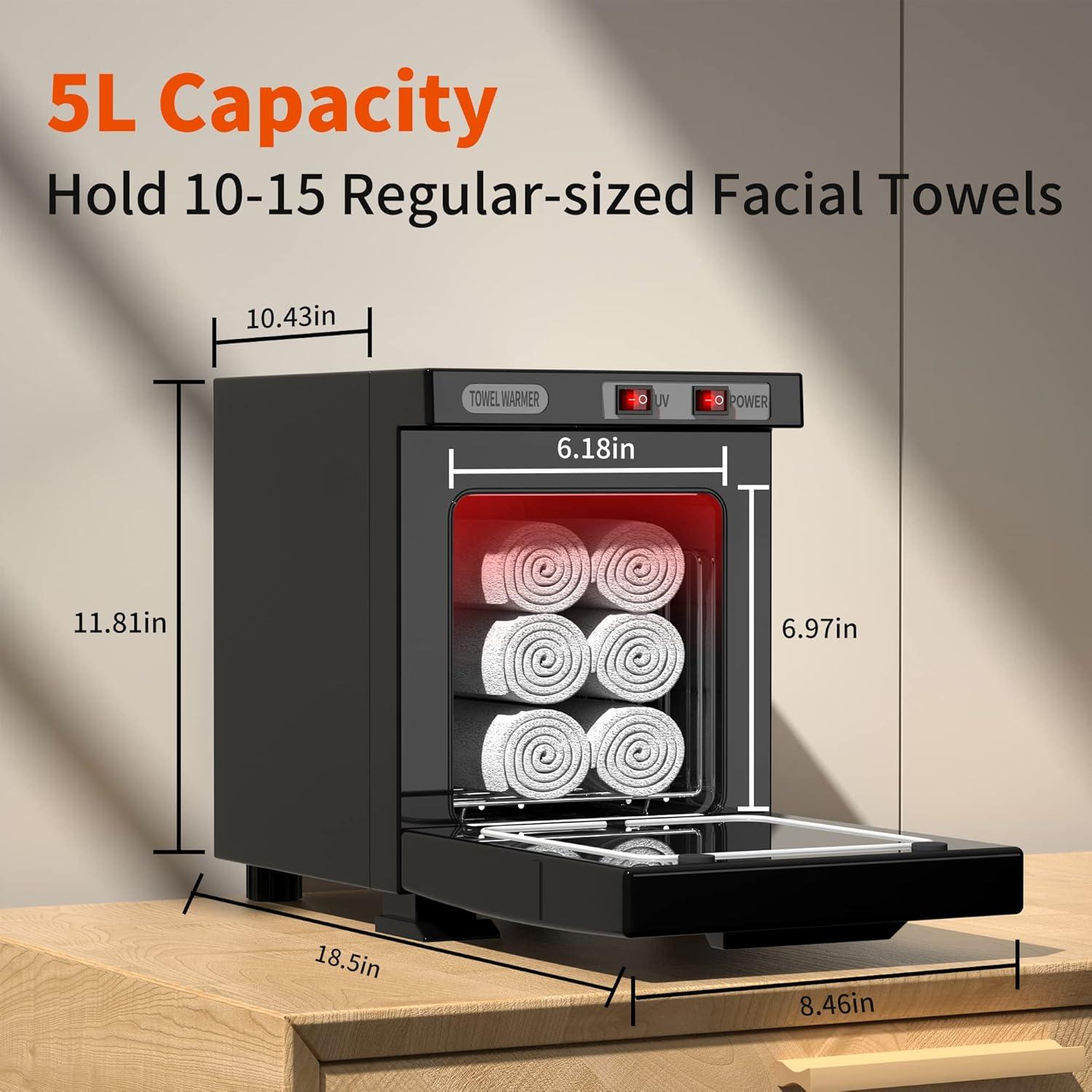 Calentador de Toallas 5L Asiakarn RTD-8A para Spa y Hogar