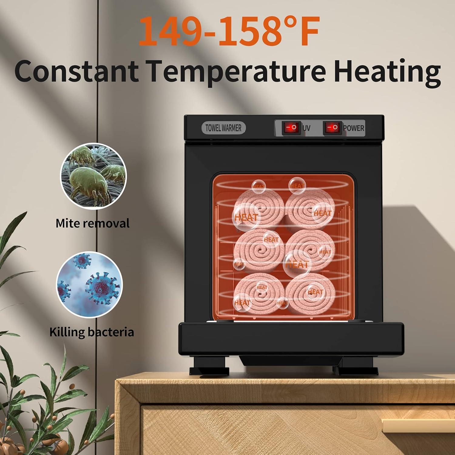 Calentador de Toallas 5L Asiakarn RTD-8A para Spa y Hogar