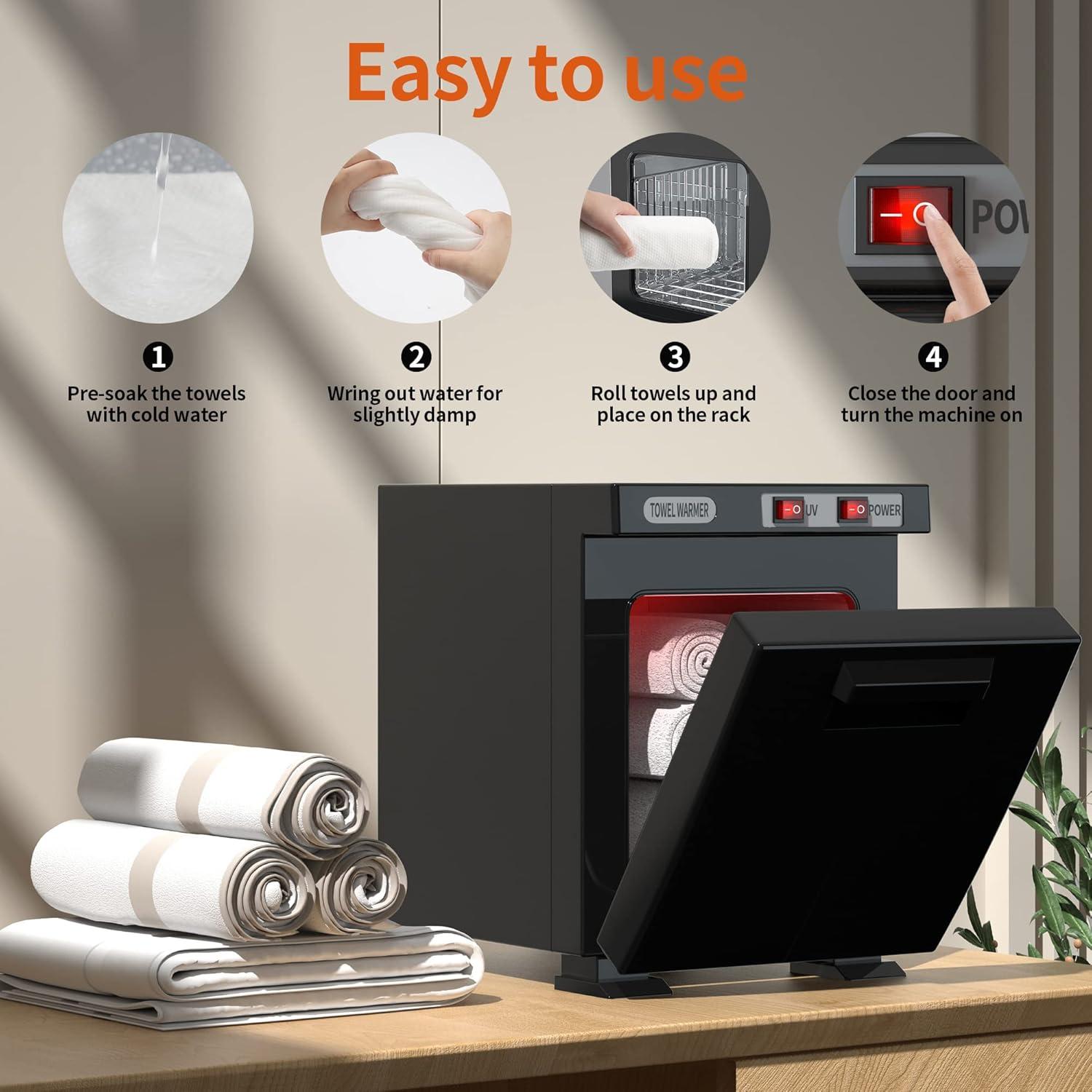 Calentador de Toallas 5L Asiakarn RTD-8A para Spa y Hogar