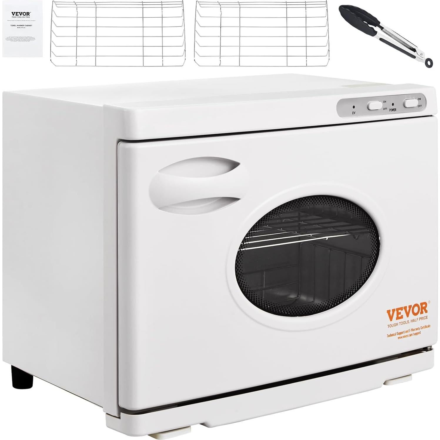 Calentador de Toallas VEVOR 23L con Luz UV y 2 Estantes