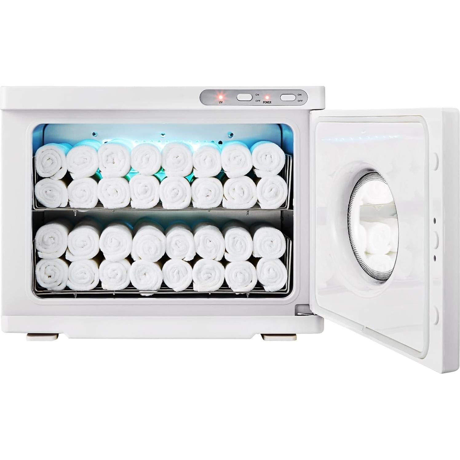 Calentador de Toallas VEVOR 23L con Luz UV y 2 Estantes