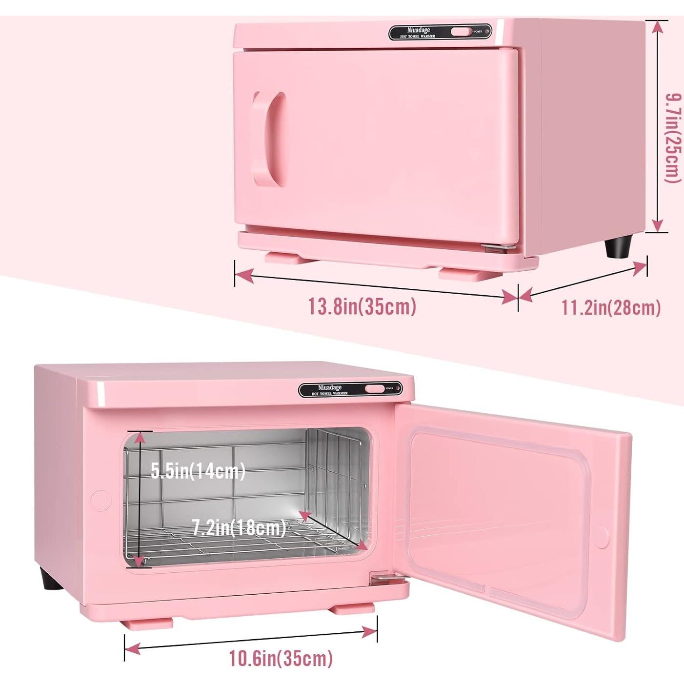 Calentador de Toallas 8L Niuadage TW-011 Rosa Profesional