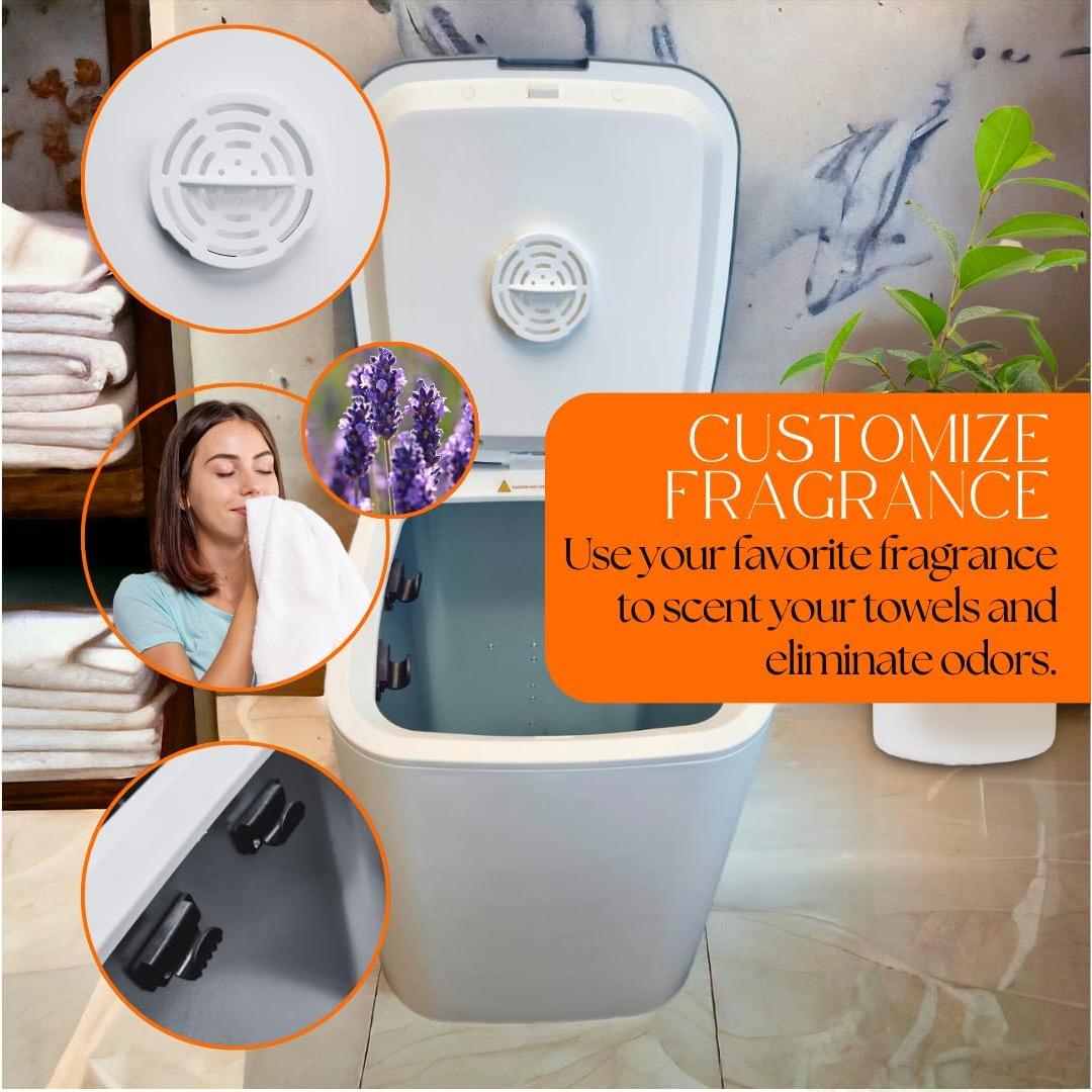 Calentador de Toallas Mystic Romance 26L con Aroma 10 Tabletas