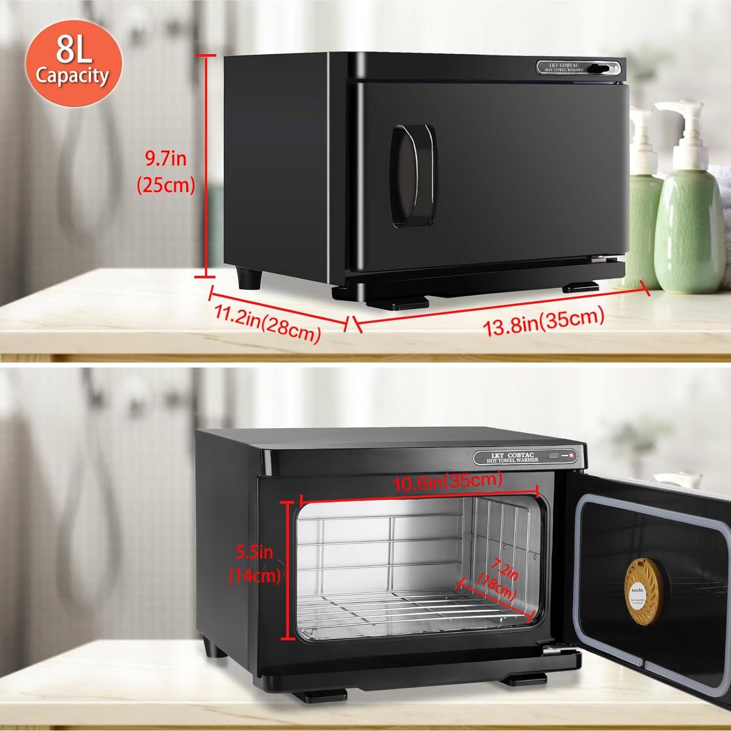 Calentador de Toallas LKT COBTAC 8L Compacto Negro