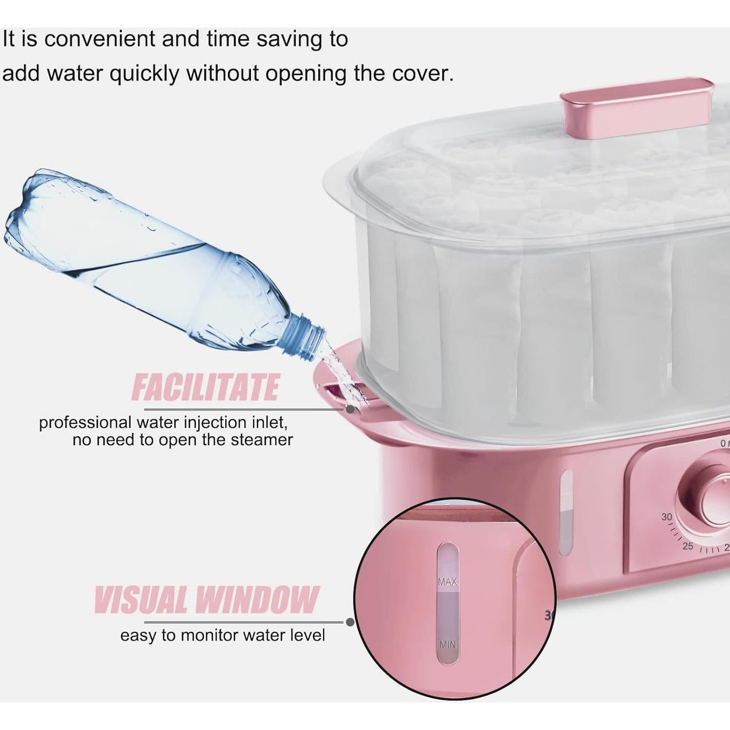 Vaporera de Toallas Rosa Salon Señor 8L Calentamiento Rápido