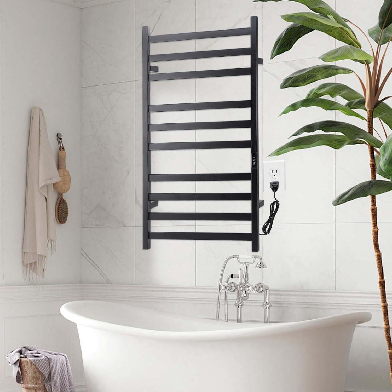 Calentador de Toallas Eléctrico Nopwer 10 Bar Montado en Pared