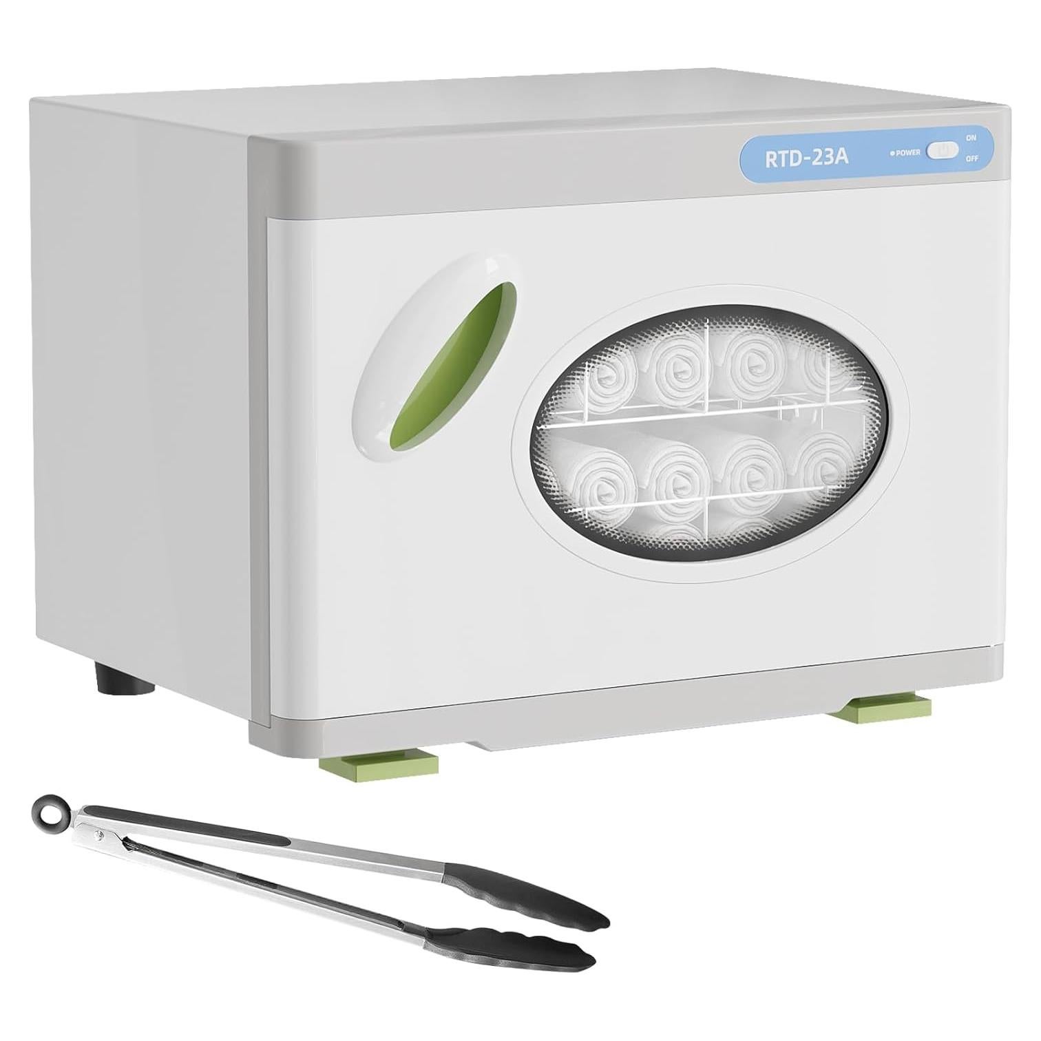 Calentador de Toallas TOVRON 23L Blanco con Ventana y 2 Estantes