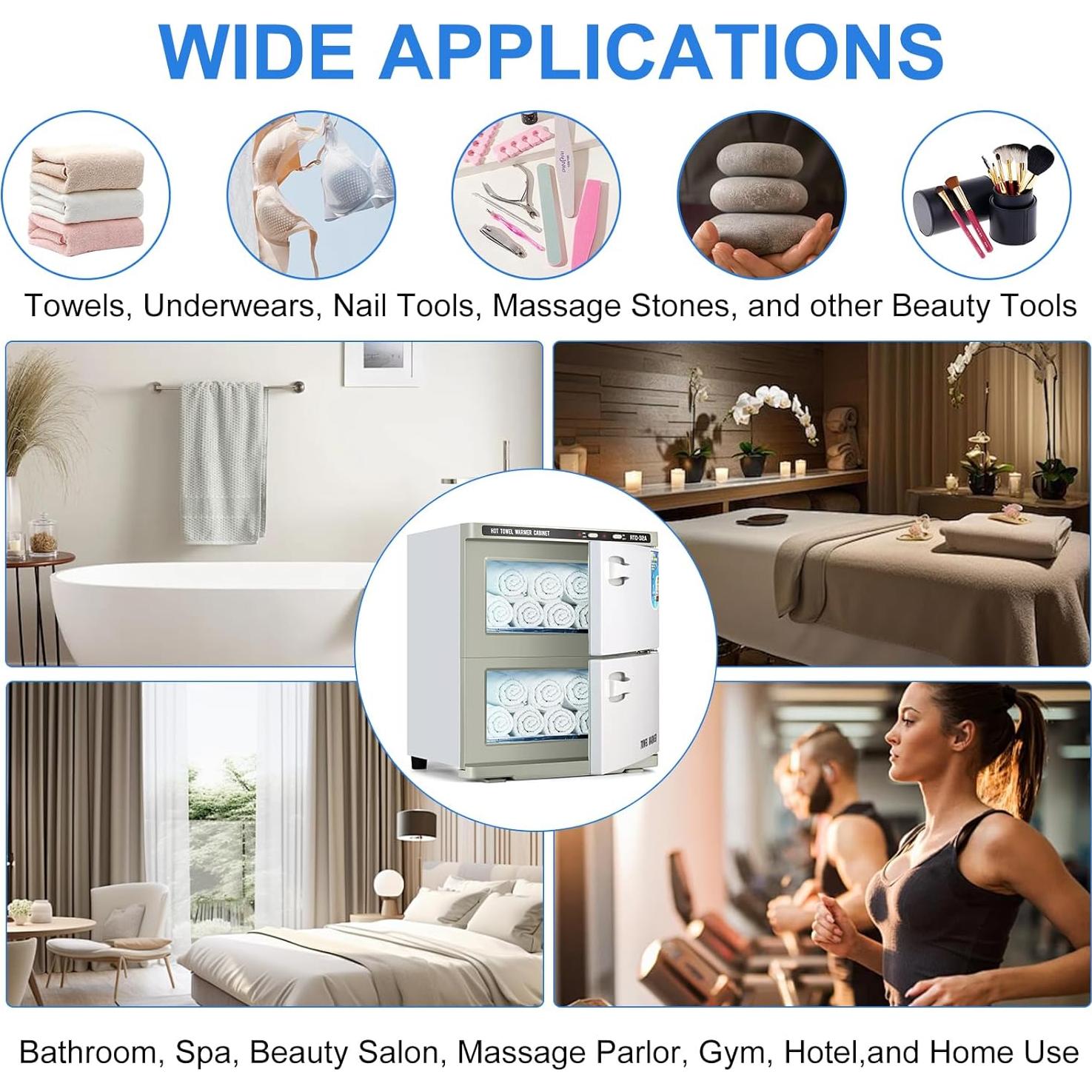 Calentador de Toallas Sannewstartu 32L Blanco Profesional