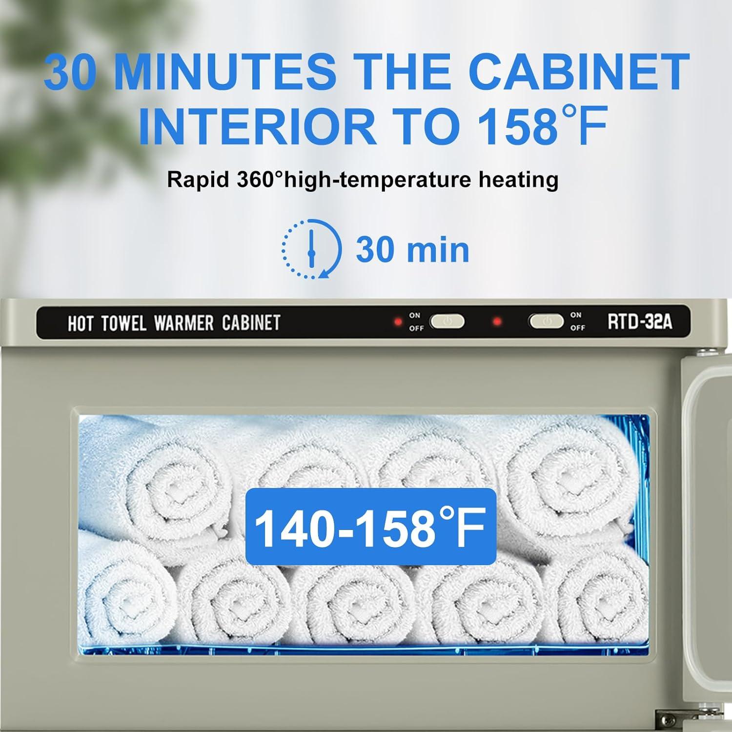 Calentador de Toallas Sannewstartu 32L Blanco Profesional