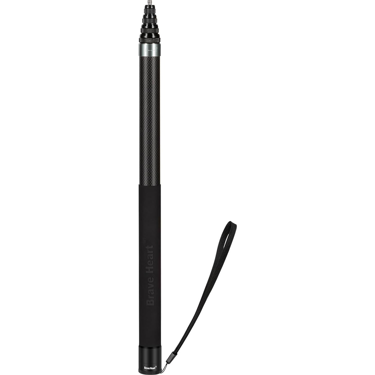 Palo de Selfie Telescópico Funnyfox 3m Carbono para Insta360