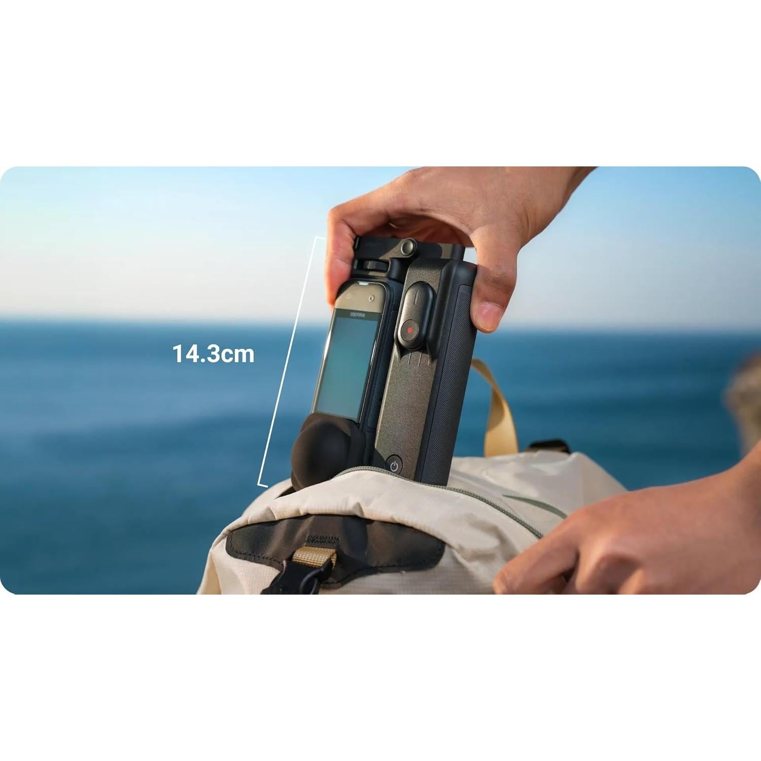 Mango de Poder FOMO Insta360 para X3/X4/X5 con Batería 6100mAh