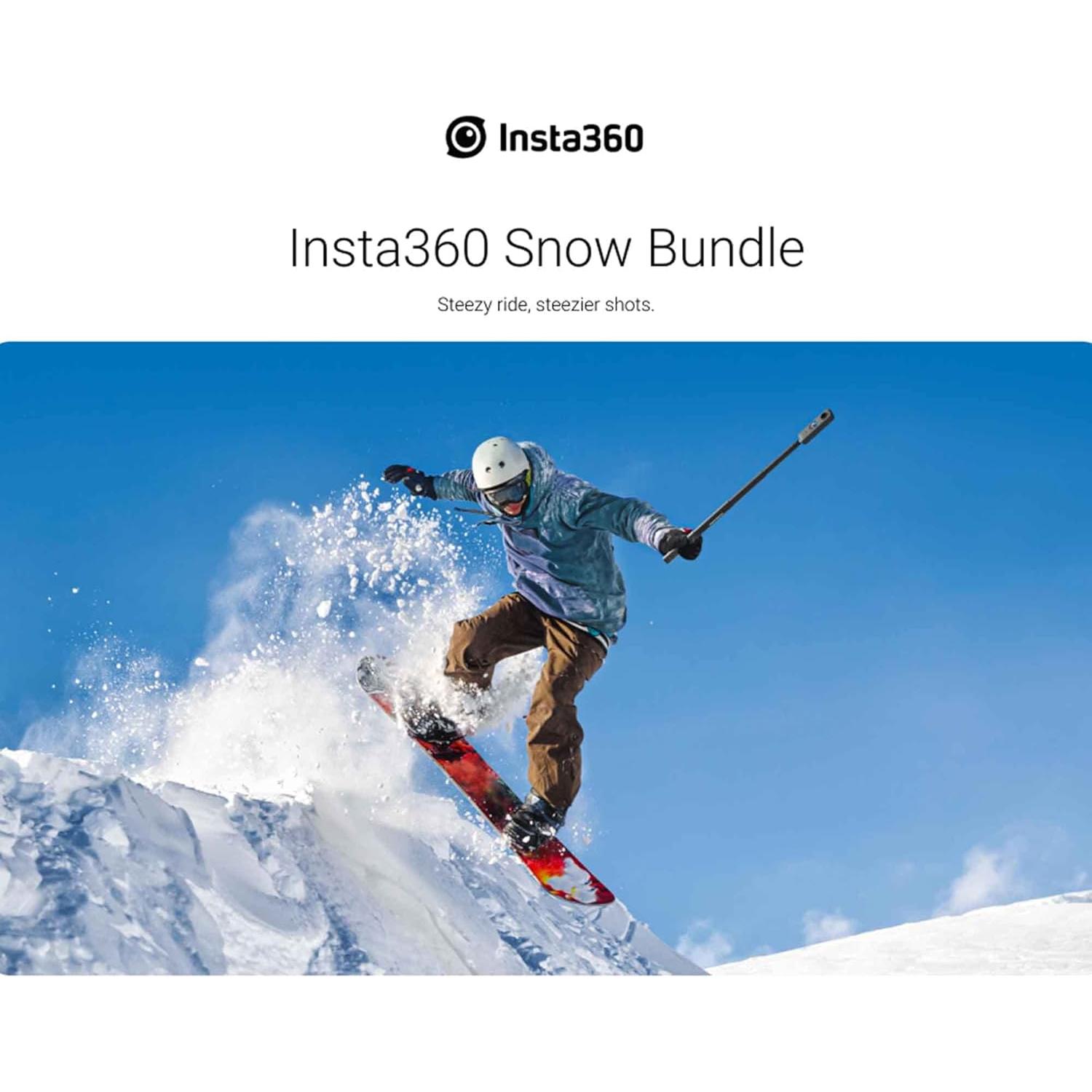 Cámara de Acción 360 Insta360 X3 - 5.7K HDR, 72MP, 128GB