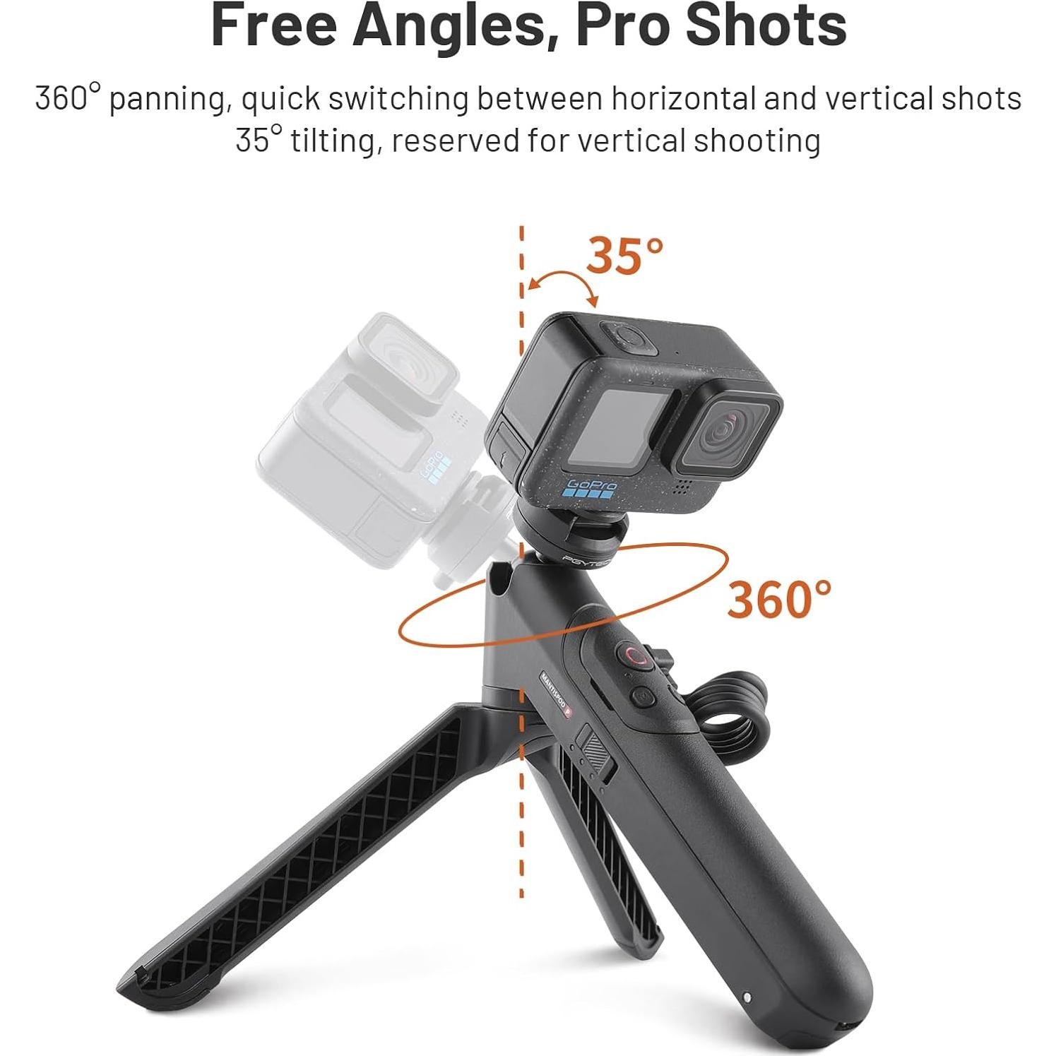 Mango de Montaje PGYTECH CapLock MantisPod Power 5000mAh