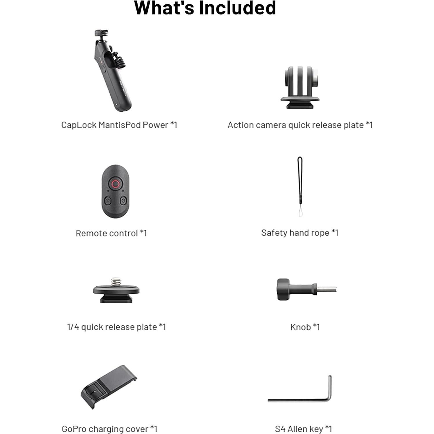 Mango de Montaje PGYTECH CapLock MantisPod Power 5000mAh