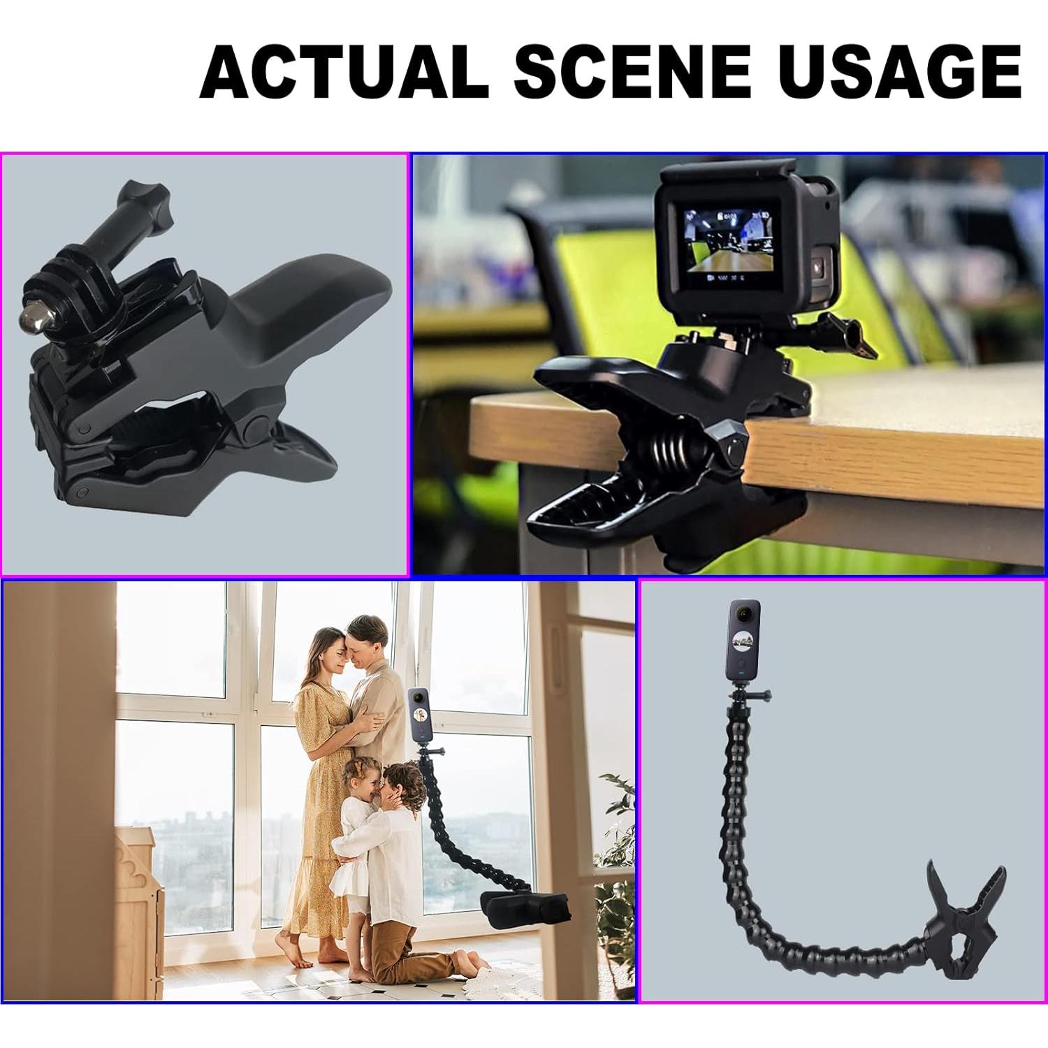 Soporte de Abrazadera Flexible Jaws SRUIM para Cámaras