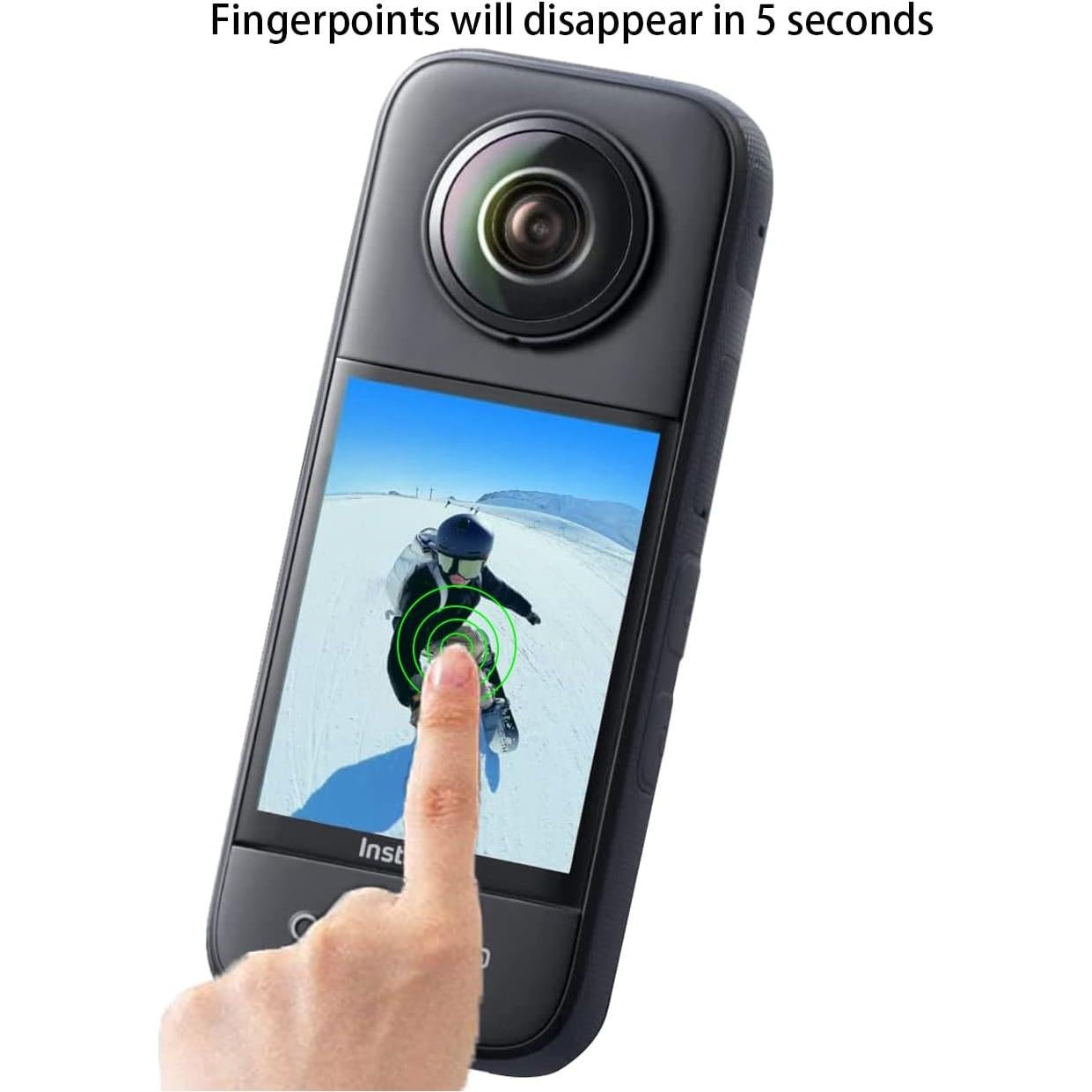 Protector de Pantalla Vidrio Templado Insta360 X3 2 Piezas 0.3mm 9H