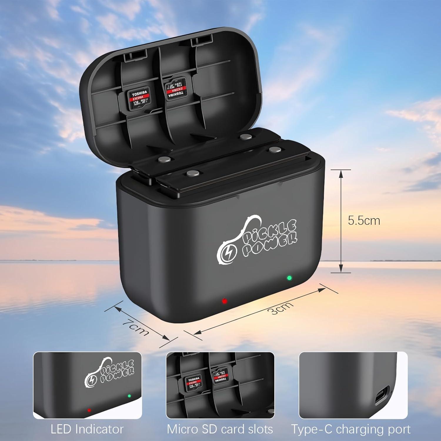 Baterías de Reemplazo Pickle Power para Insta360 ONE X3 - 2 Unidades