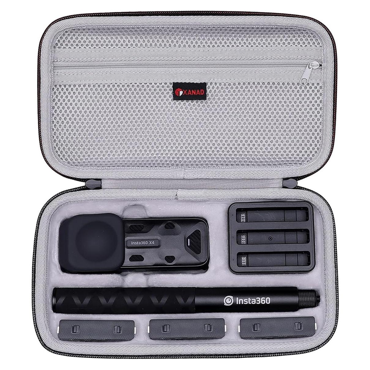 Funda Dura XANAD para Cámara de Acción Insta360 X5/X4/X3/X2 Impermeable