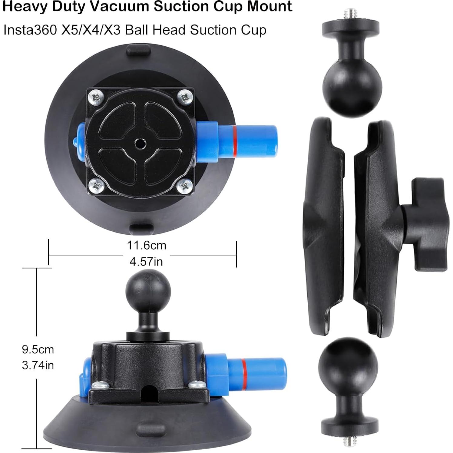 Soporte de Ventosa PellKing para Cámara y Smartphone 11.4 cm