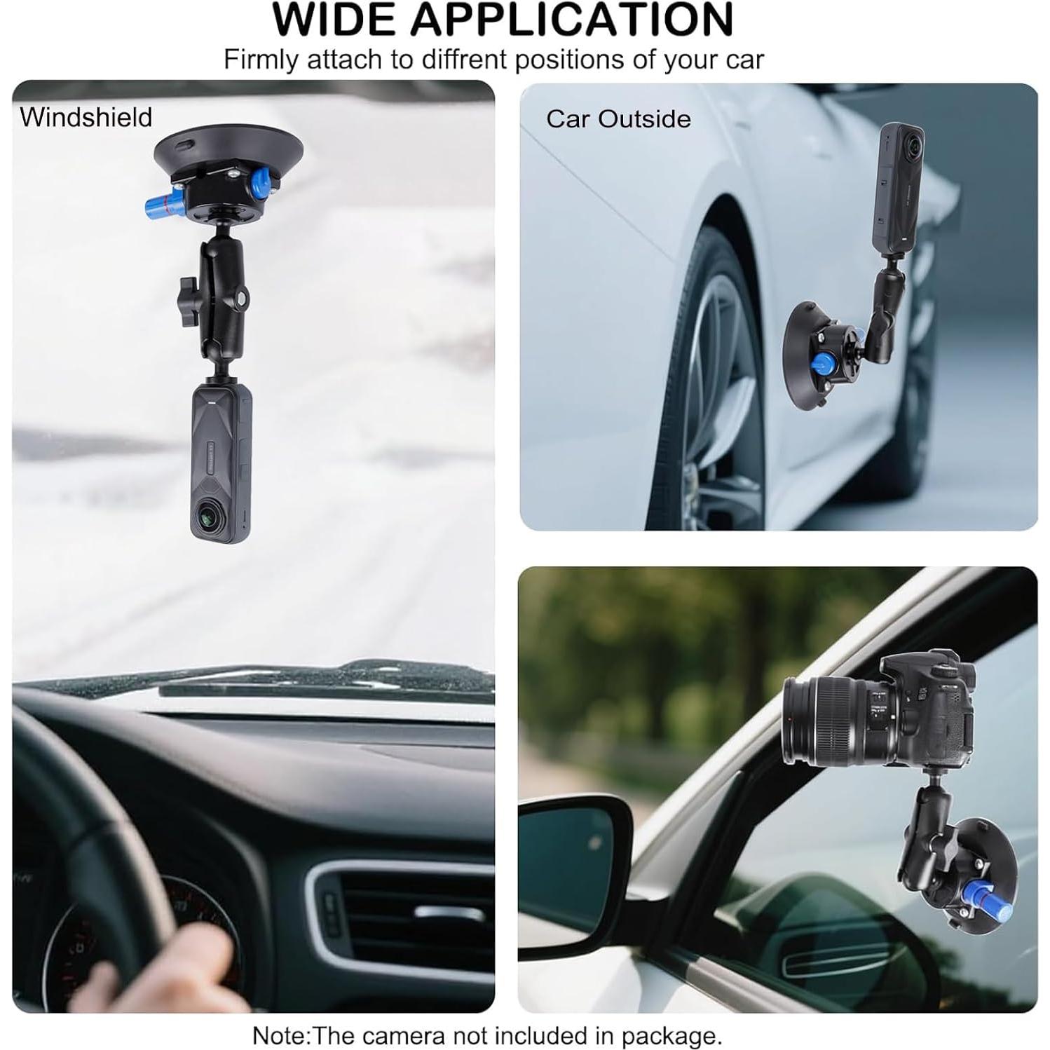 Soporte de Ventosa PellKing para Cámara y Smartphone 11.4 cm