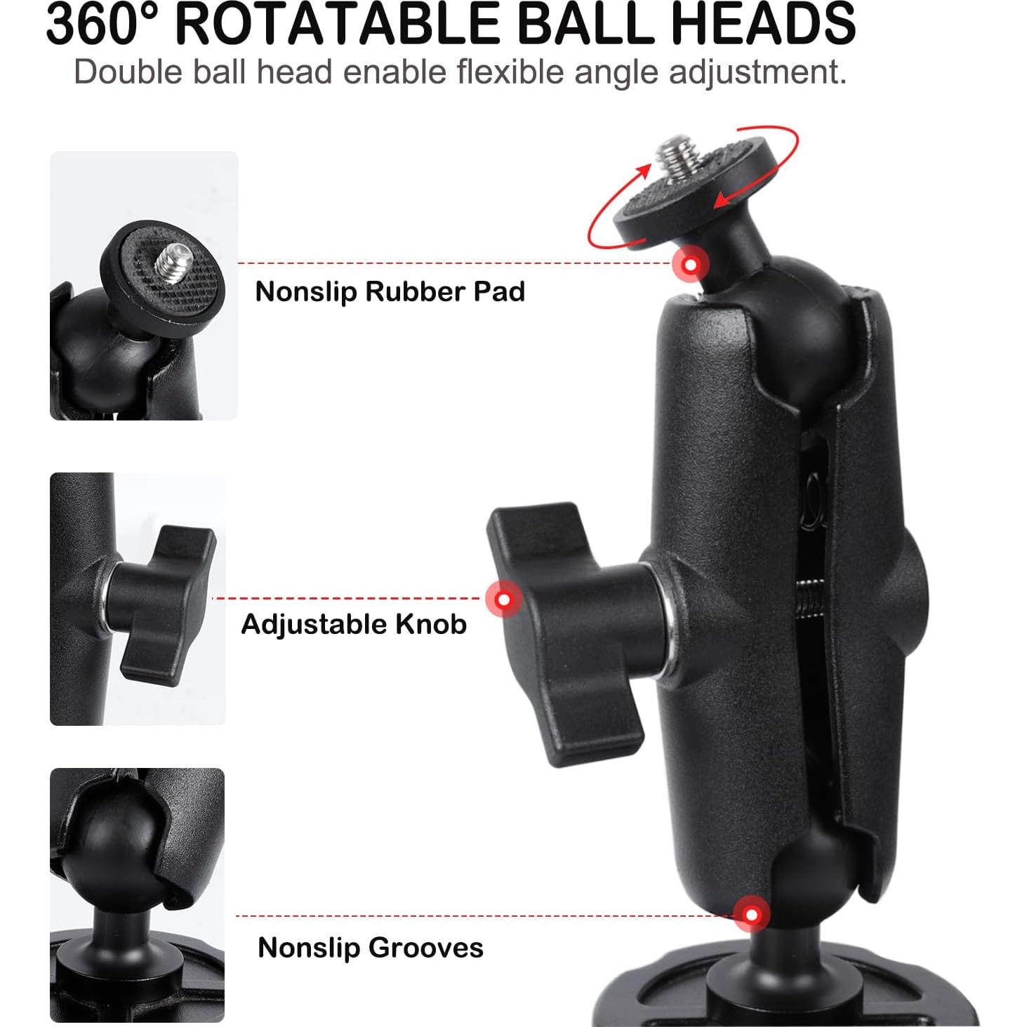 Soporte de Ventosa PellKing para Cámara y Smartphone 11.4 cm