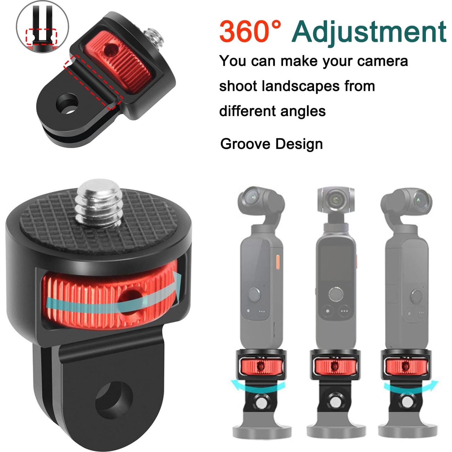 Adaptador de Montaje en Trípode Sinyutia para GoPro e Insta360