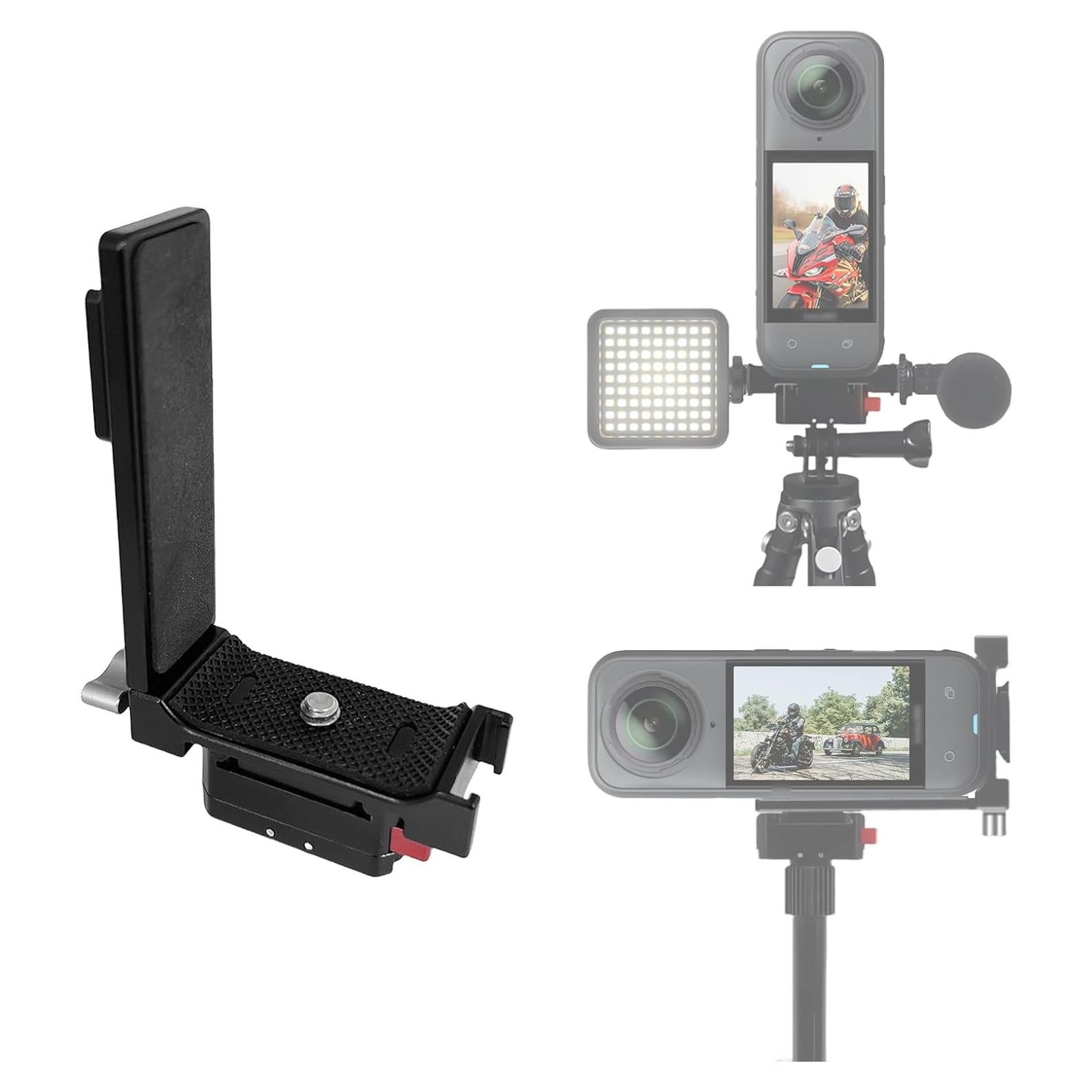 Soporte Vertical-Horizontal SRUIM para Insta 360 X5 X3 X2