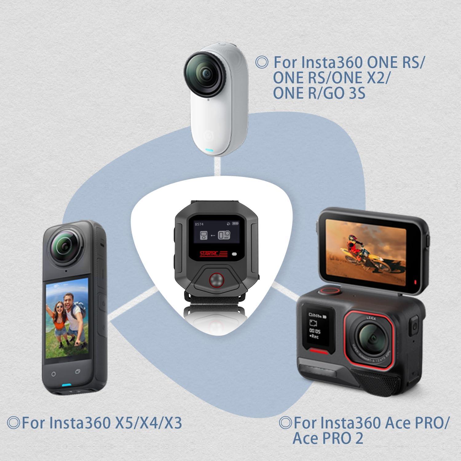 Control Remoto GPS Insta360 X5/X4/X3/ONE X2/RS/ACE Pro