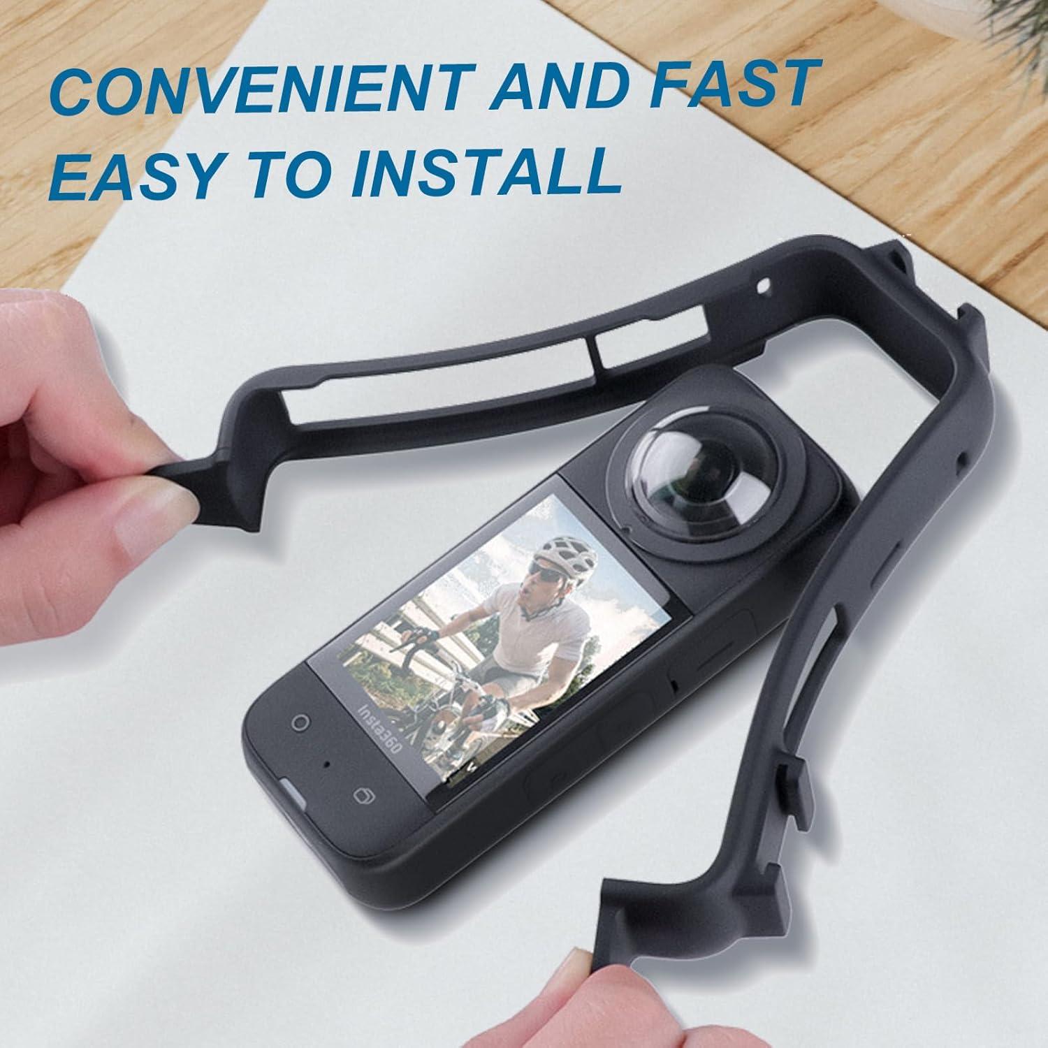 Marco Protector para Insta360 X3 con Funda de Lente SRUIM