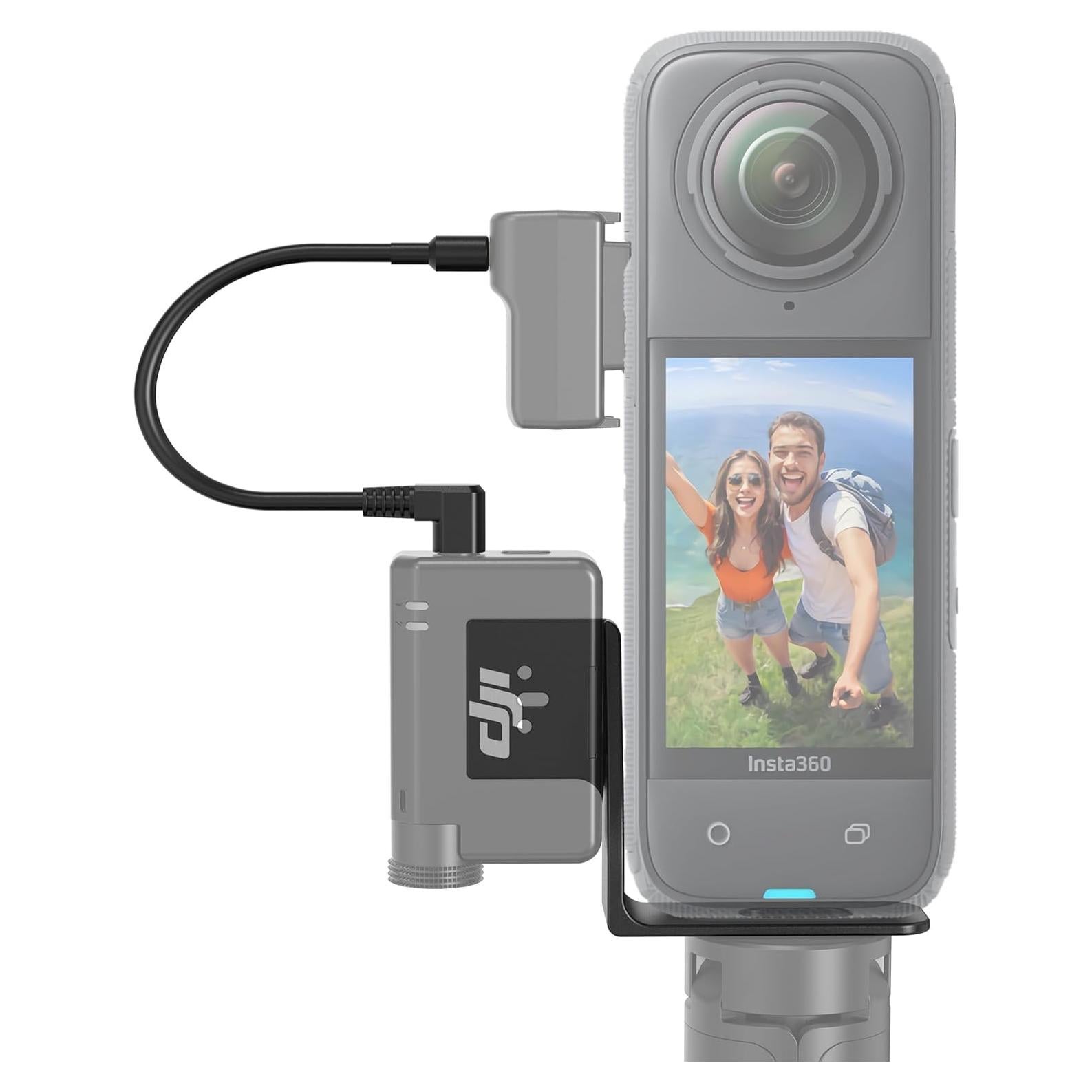 Soporte Mini Mic Invisible CYNOVA para Insta360 X4/X3