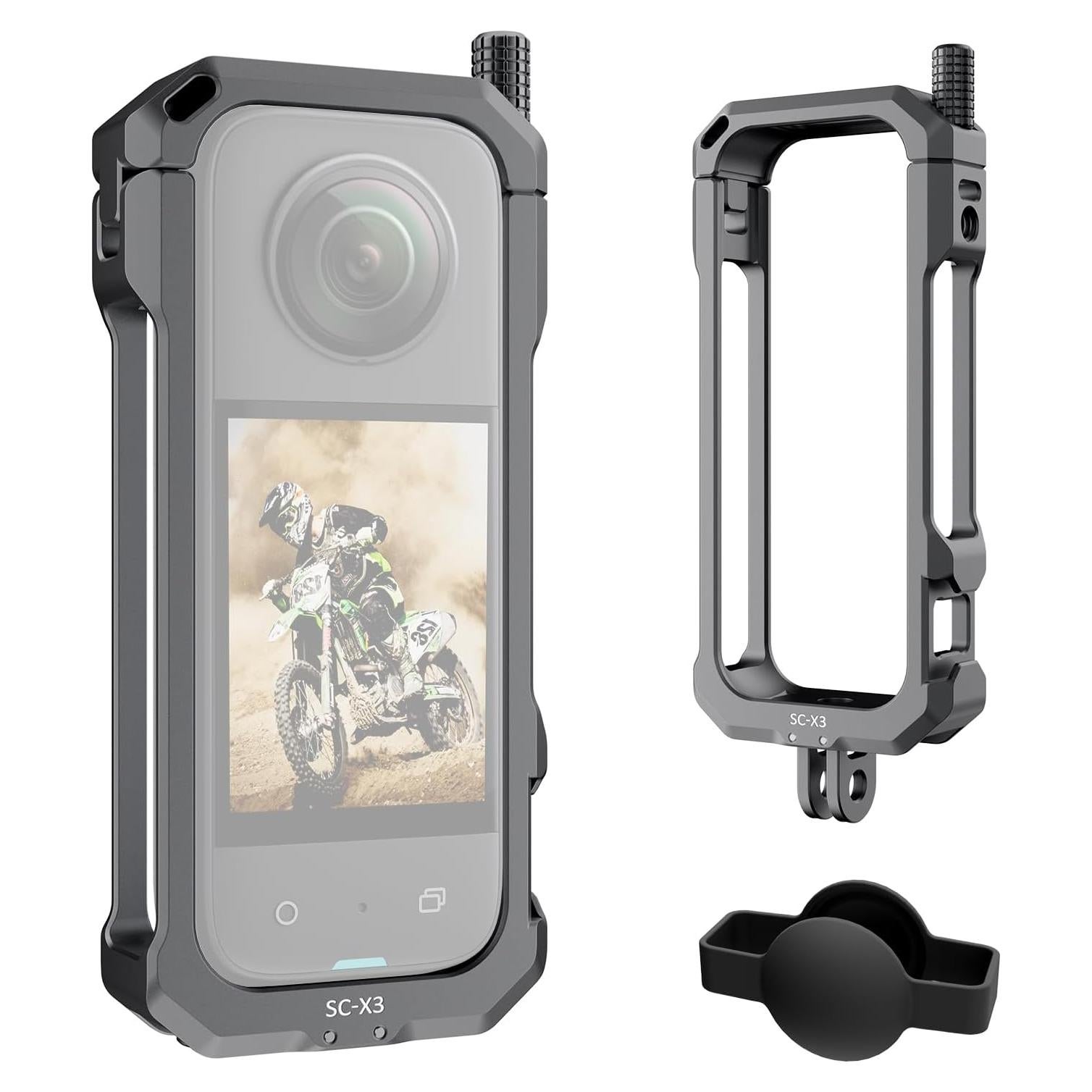 Jaula de Cámara SIRUI SC-X3 para Insta360 X3 con Cubierta