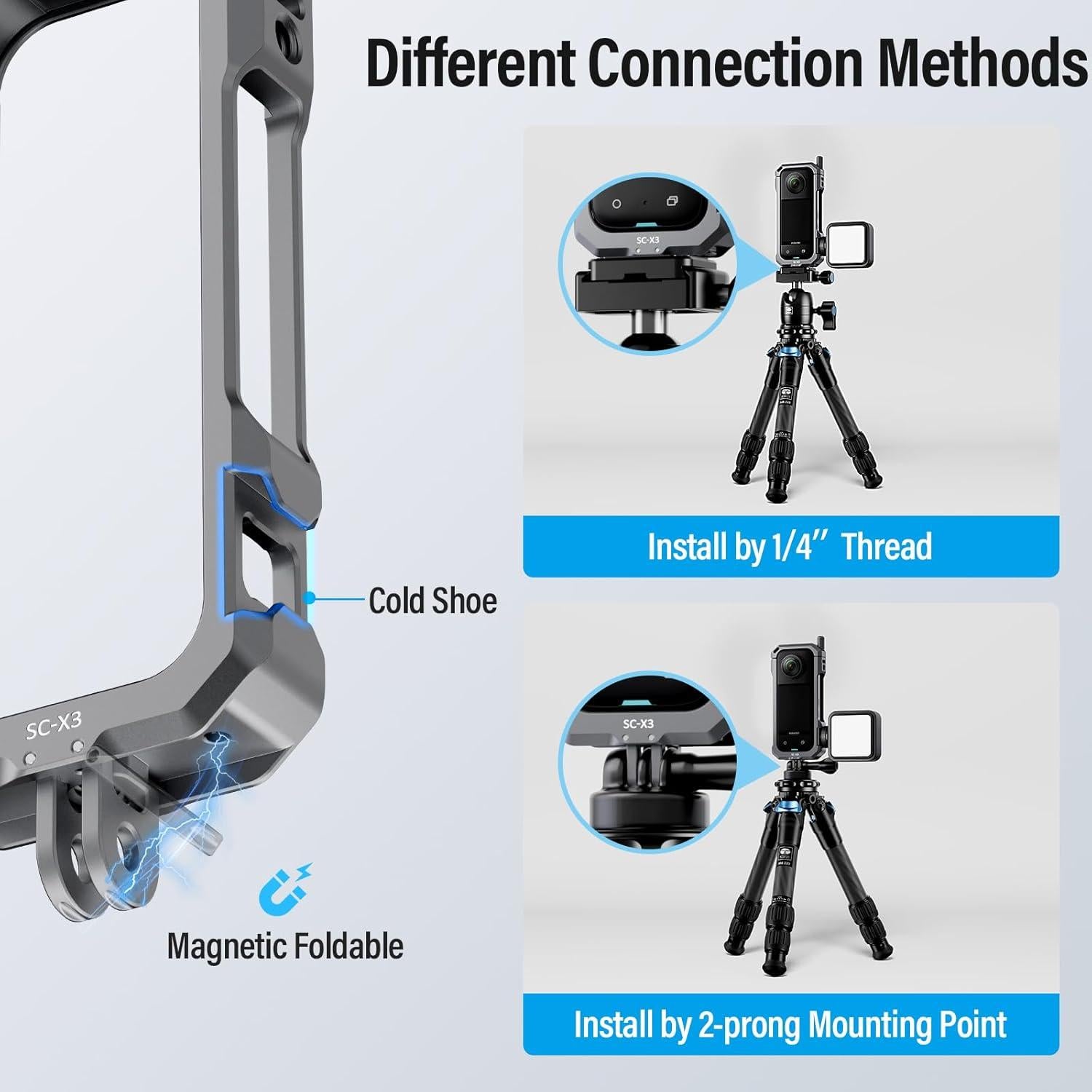 Jaula de Cámara SIRUI SC-X3 para Insta360 X3 con Cubierta
