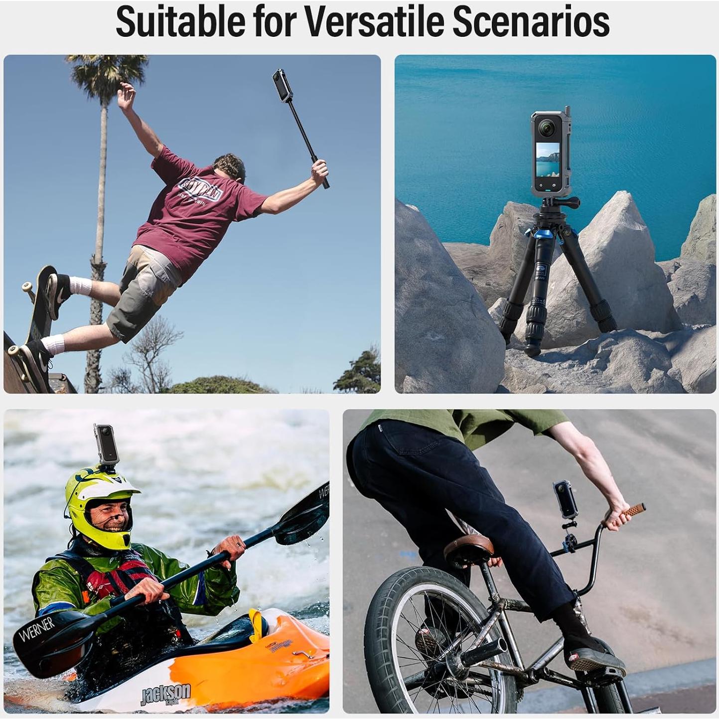 Jaula de Cámara SIRUI SC-X3 para Insta360 X3 con Cubierta