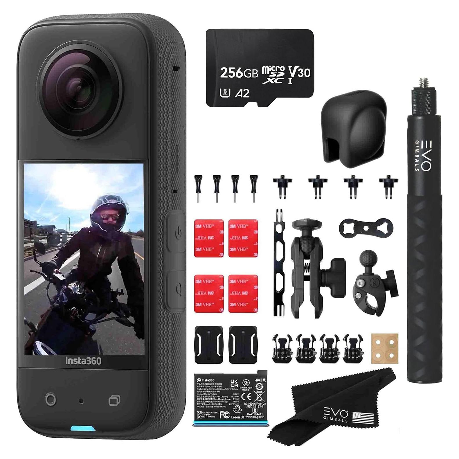 Cámara de Acción 360 Insta360 X3 - 5.7K HDR, 72MP, 256GB