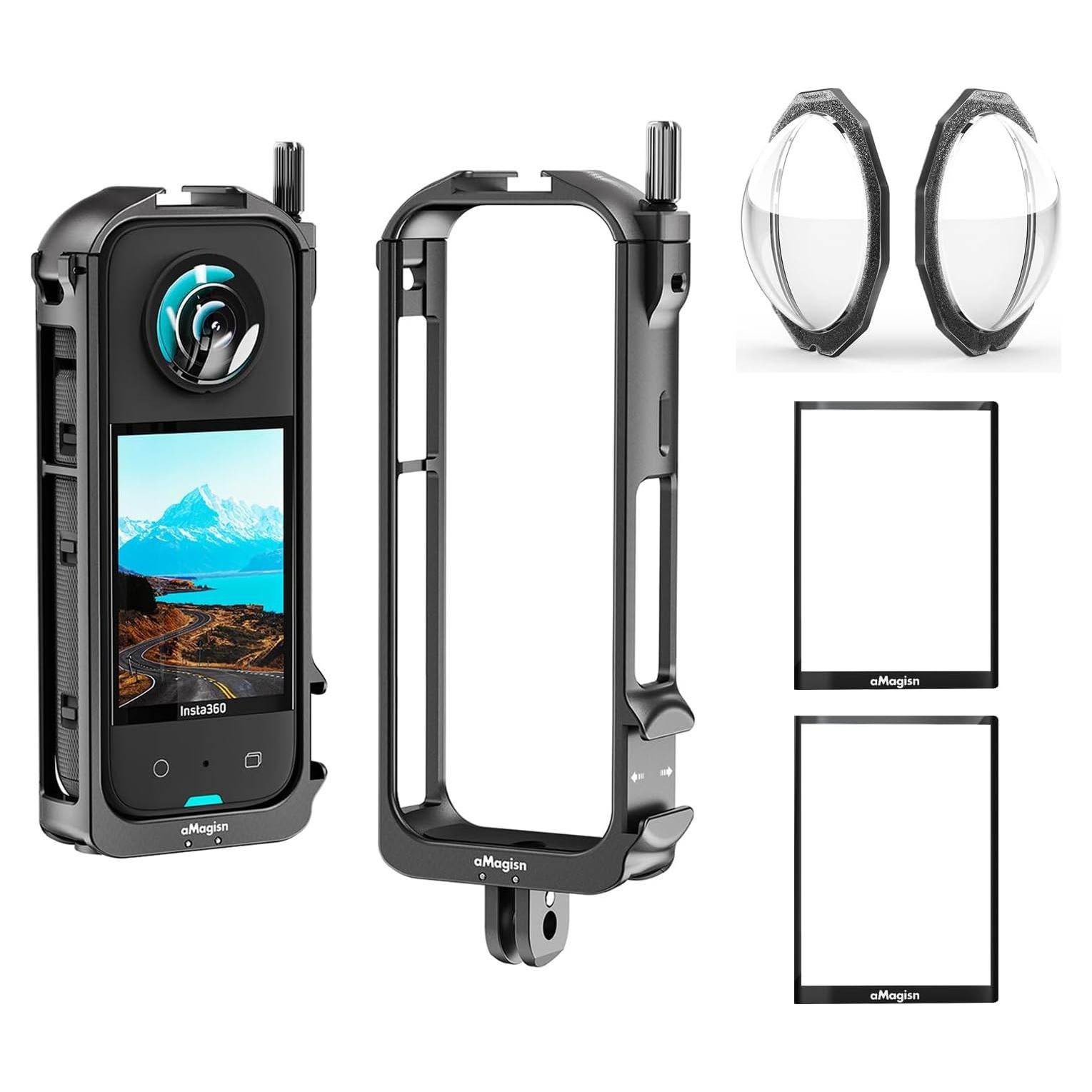 Jaula Protectora de Aluminio Rszfnjxry para Insta360 X3