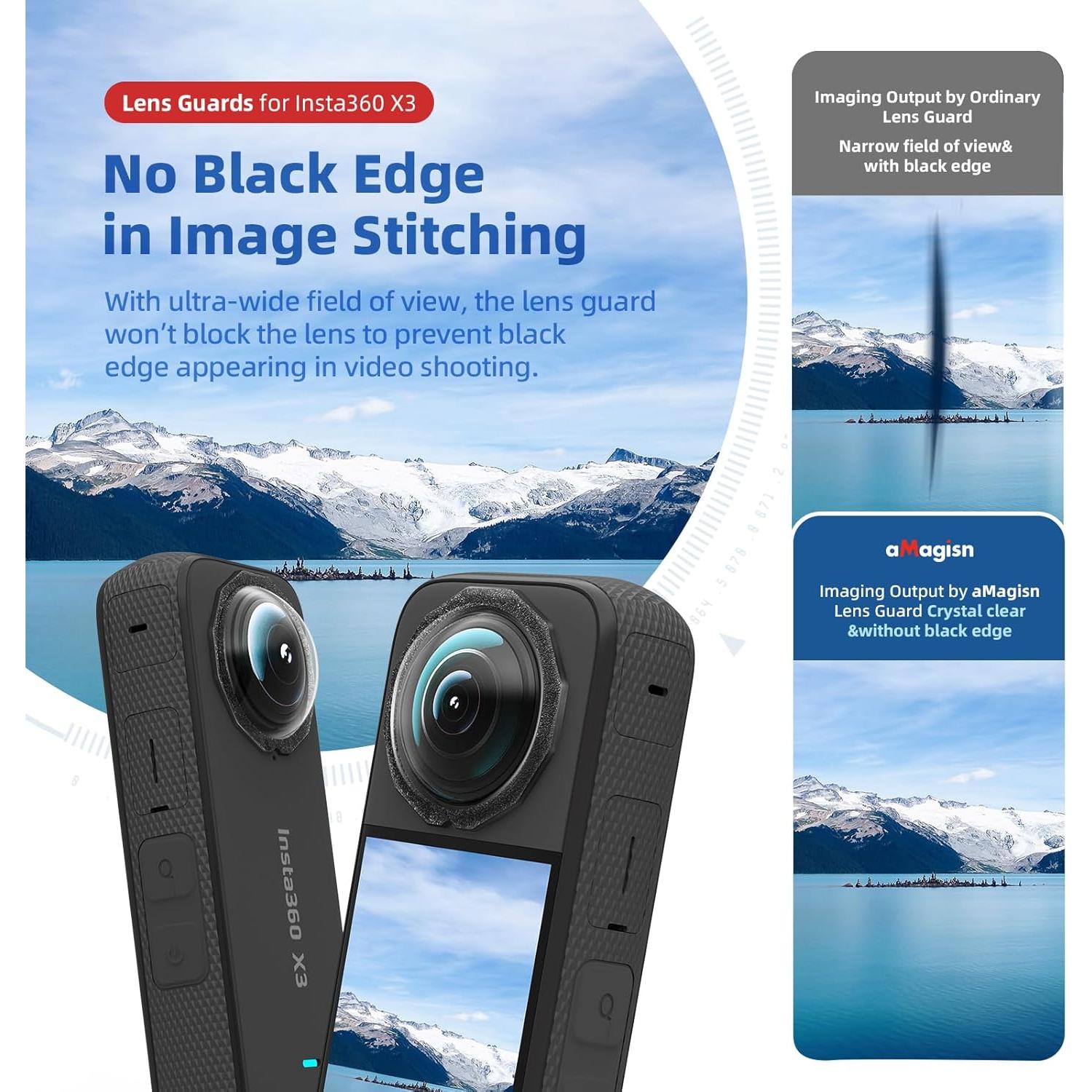 Jaula Protectora de Aluminio Rszfnjxry para Insta360 X3