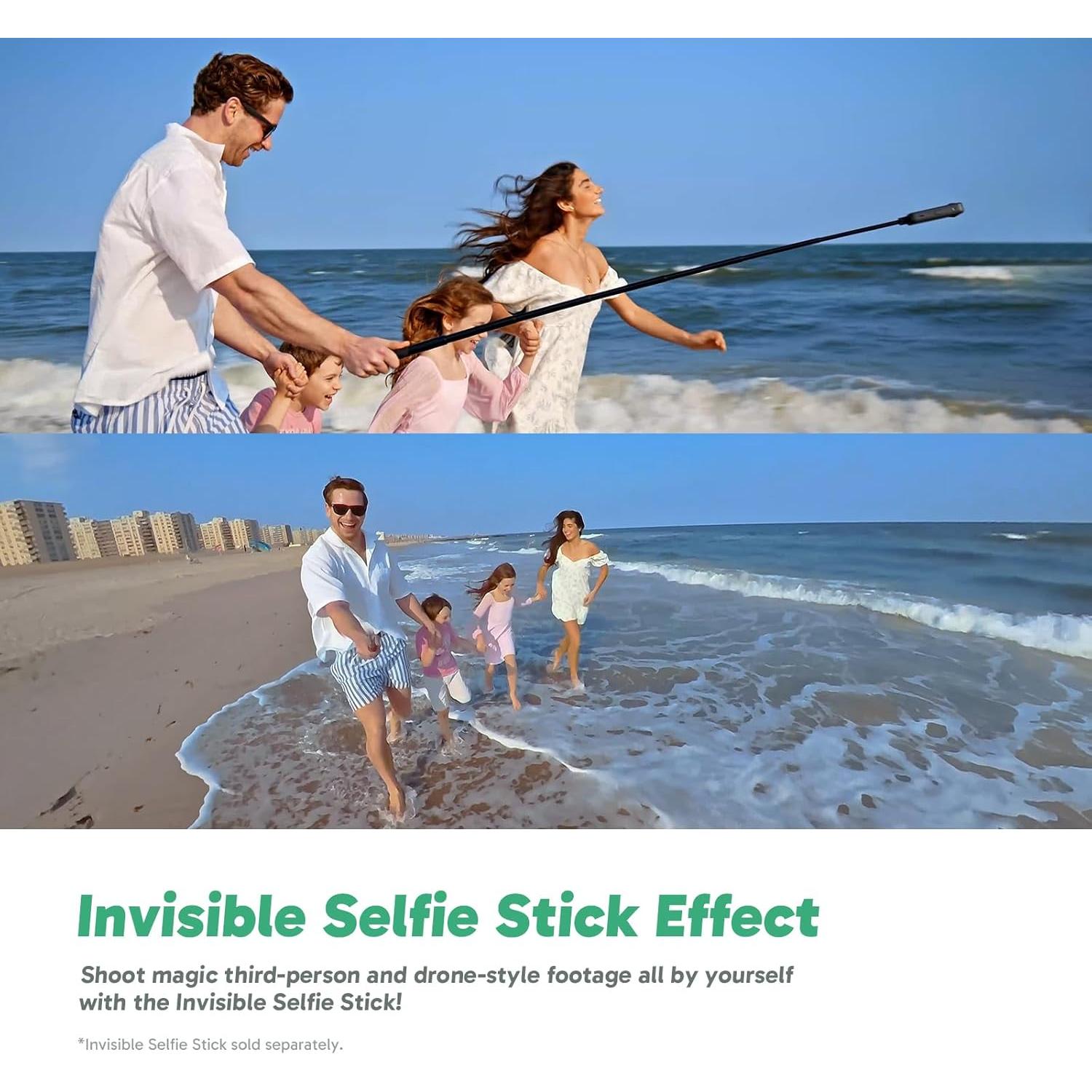 Cámara de acción AKASO 360 - Video 5.7K 360° y fotos 72MP