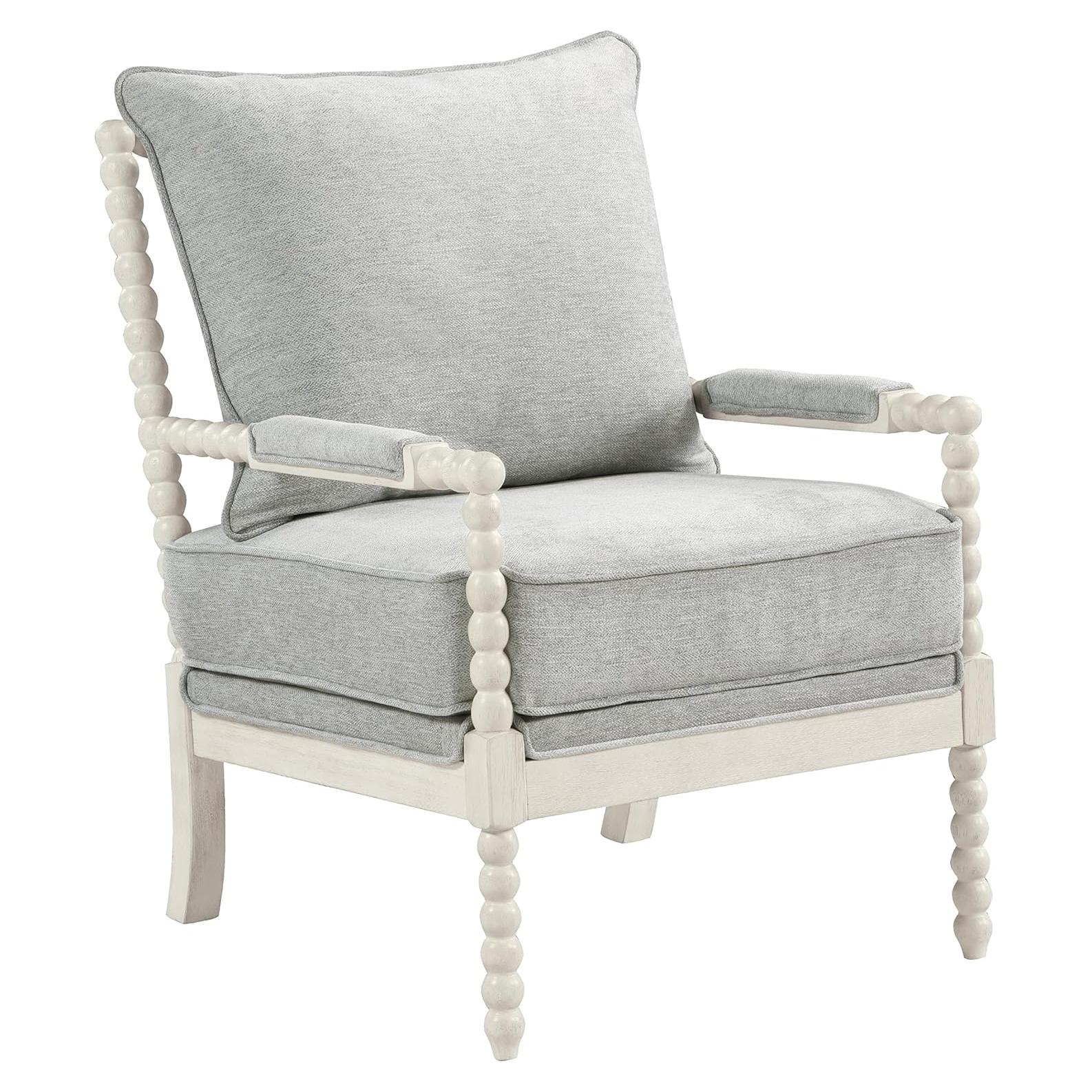 Silla de Acento Kaylee Spindle OSP Home Furnishings Gris